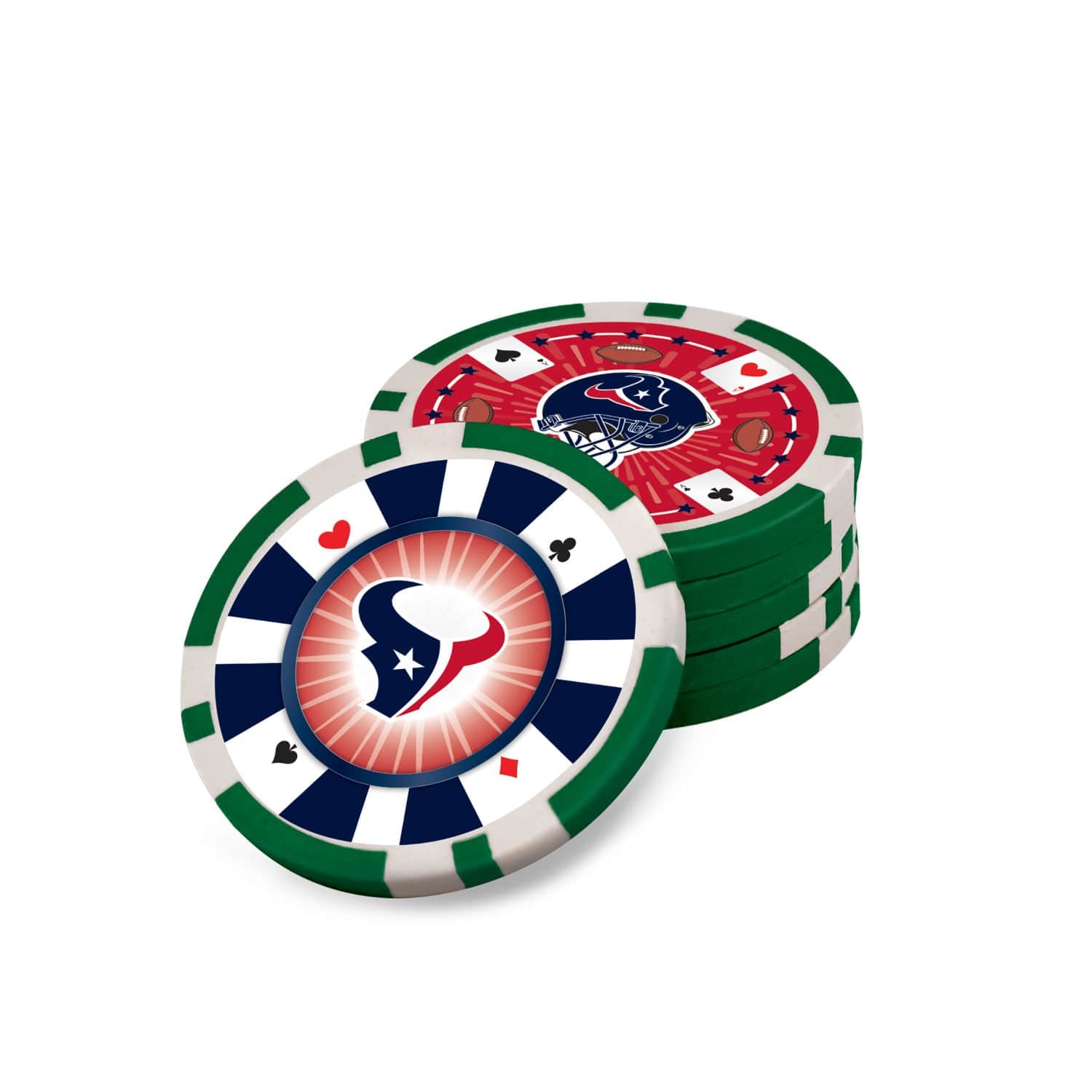 Houston Texans 300 Piece Poker Set - Image 4