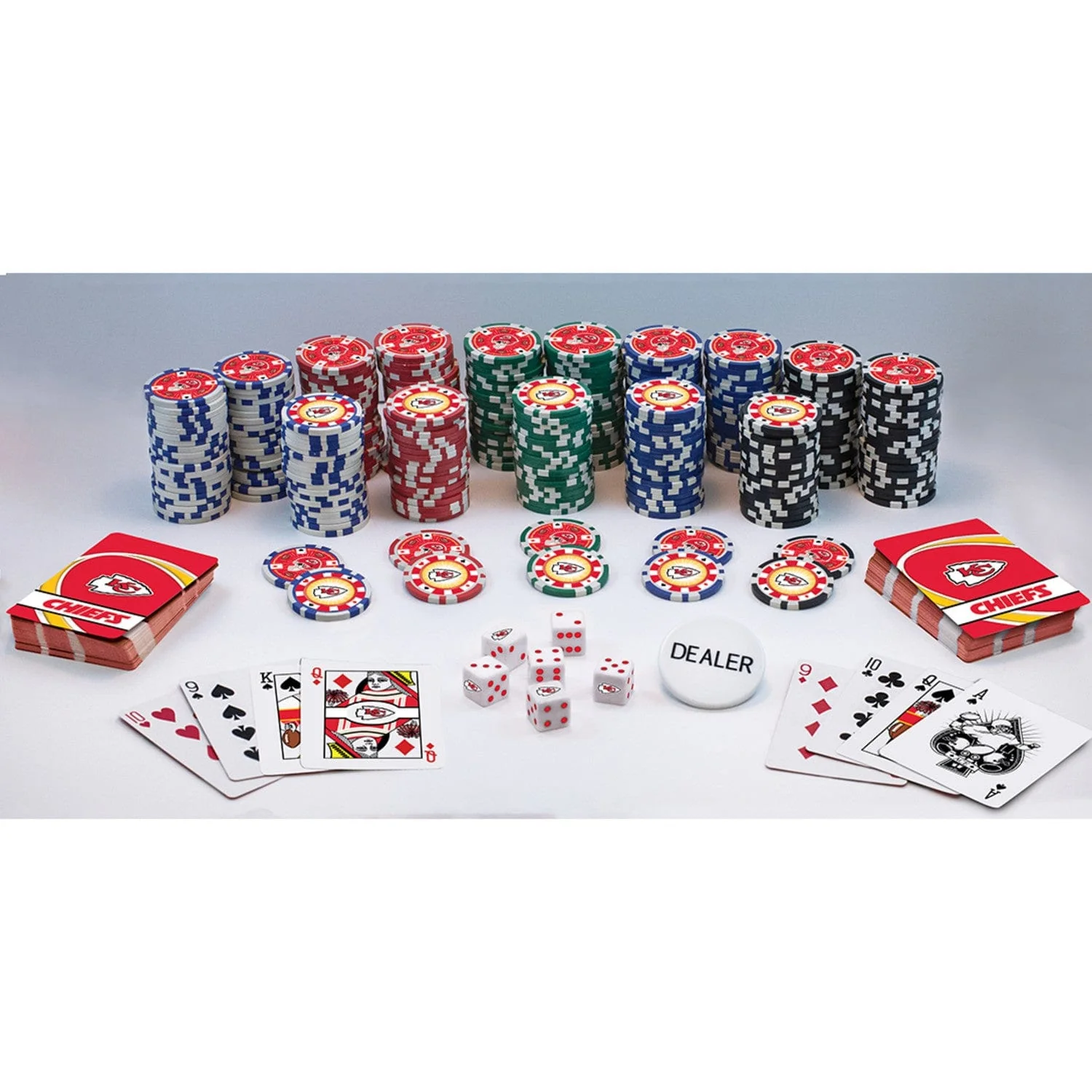 Kansas City Chiefs 300 Piece Poker Set - Image 2