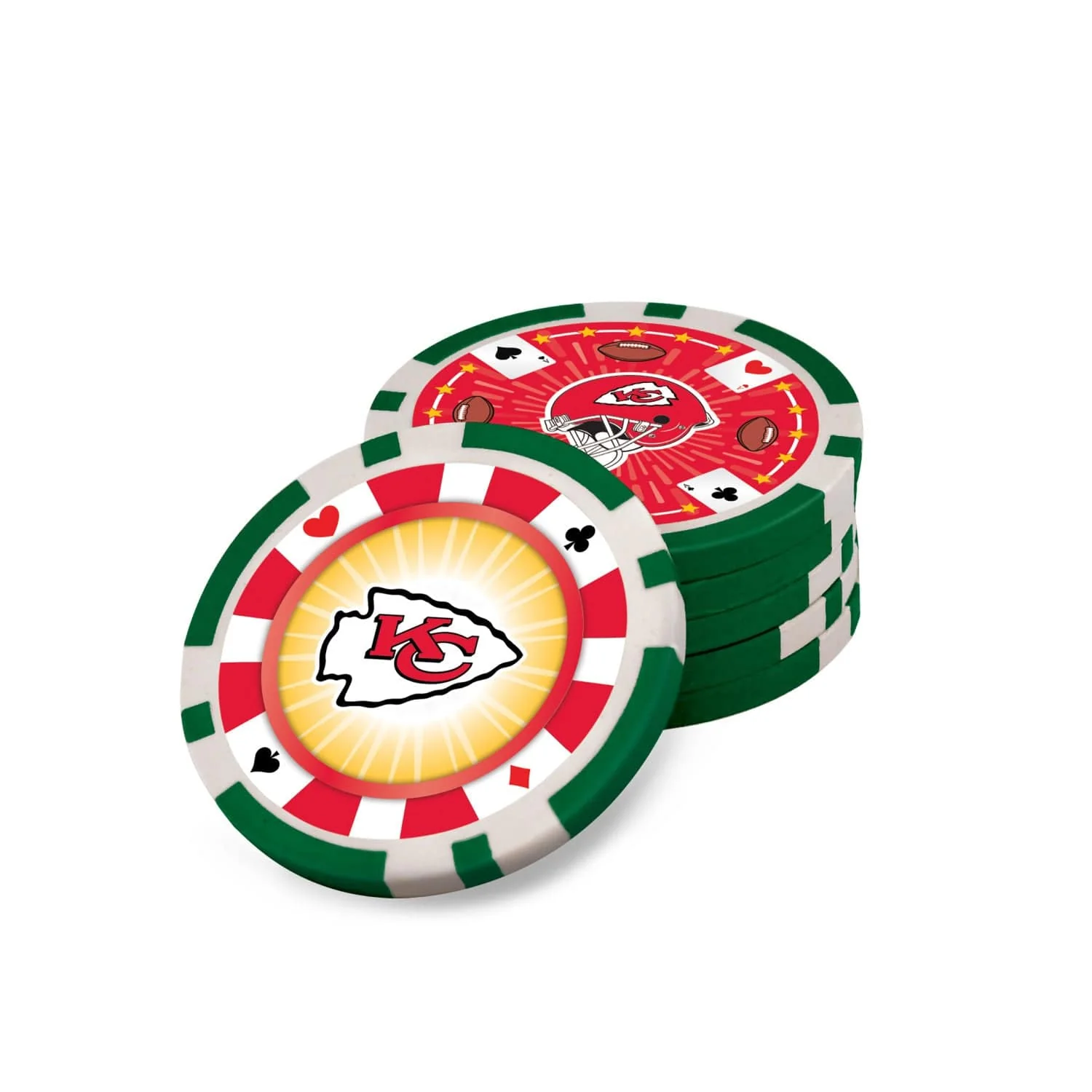 Kansas City Chiefs 300 Piece Poker Set - Image 5