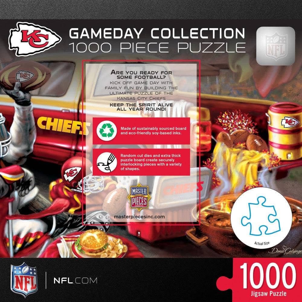 Kansas City Chiefs - Gameday 1000 Piece Jigsaw Puzzle - Image 3