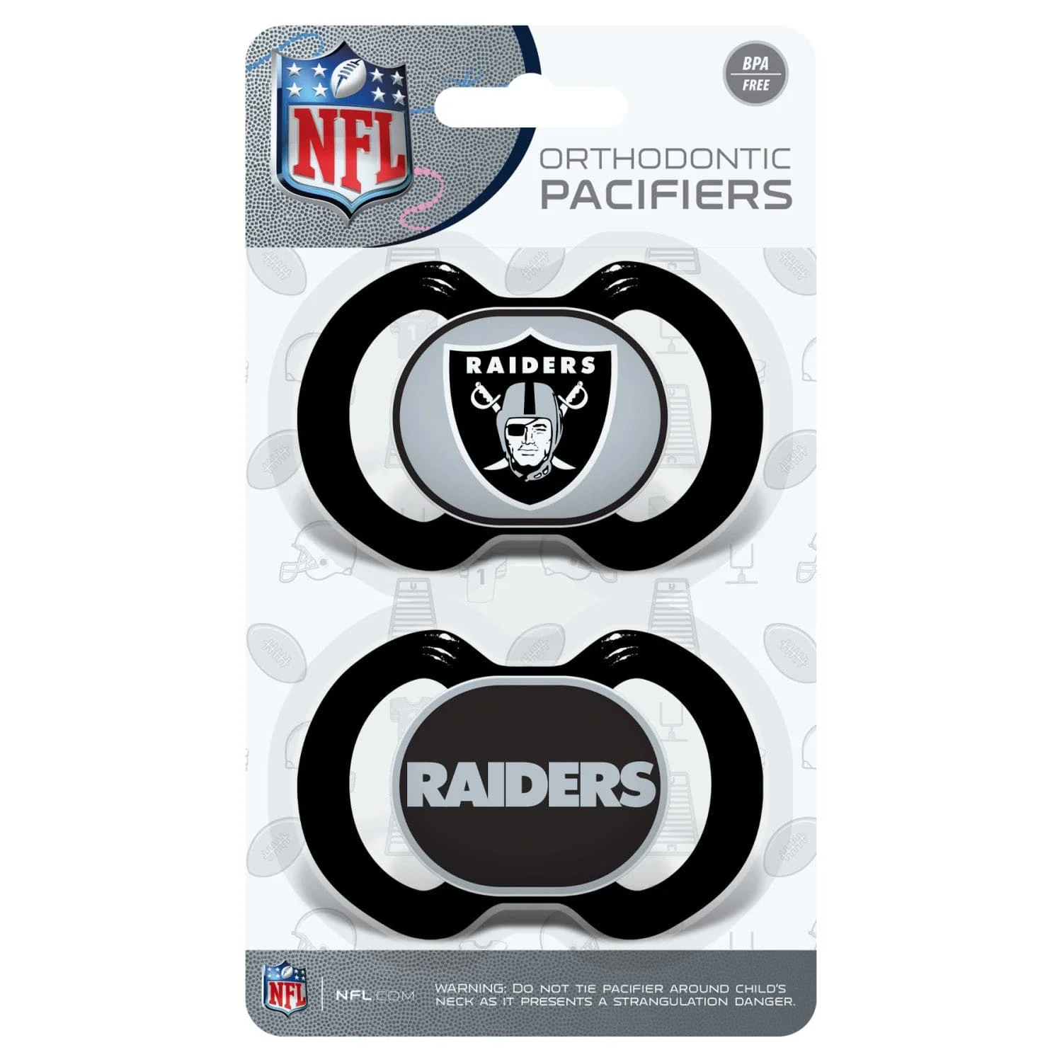 Las Vegas Raiders - Pacifier 2-Pack - Image 2