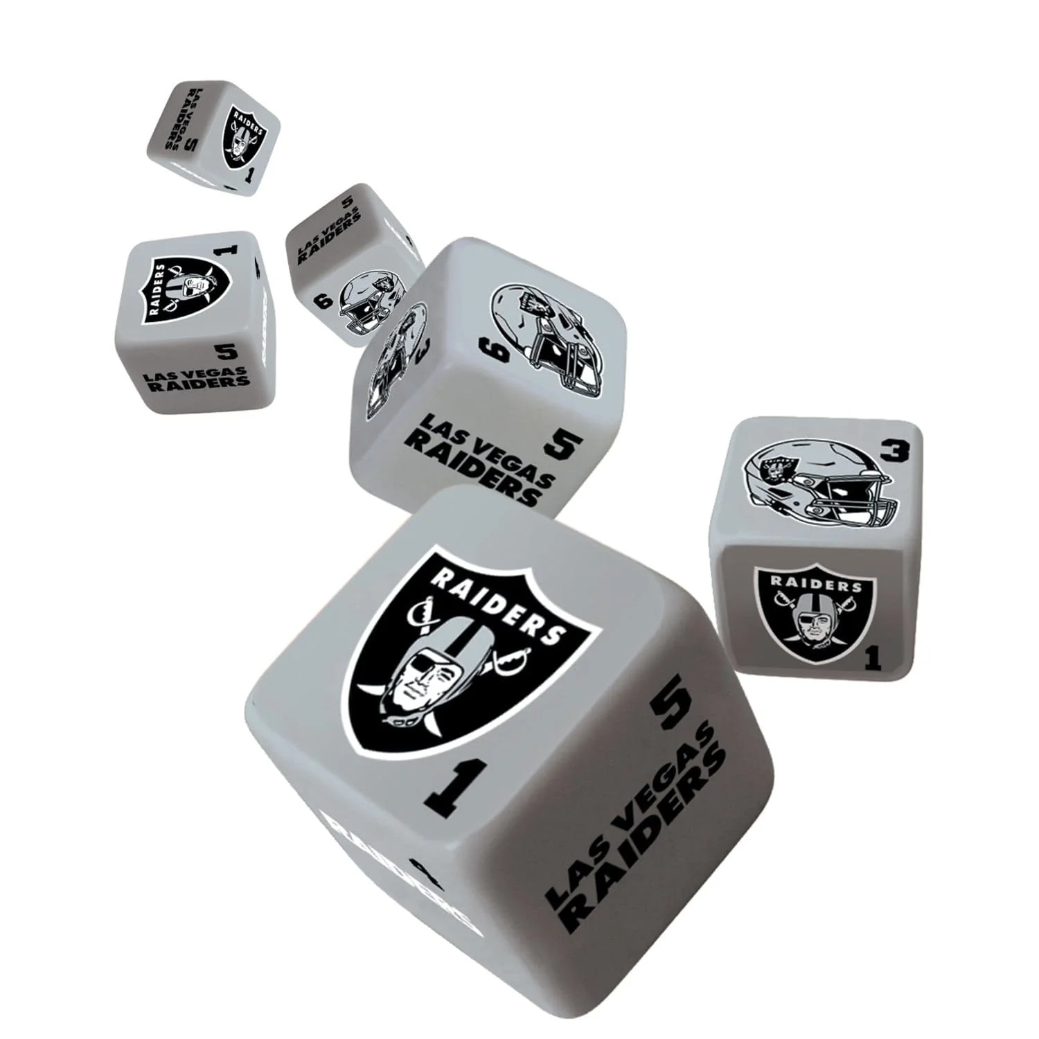 Las Vegas Raiders Dice Set - 19mm - Image 2