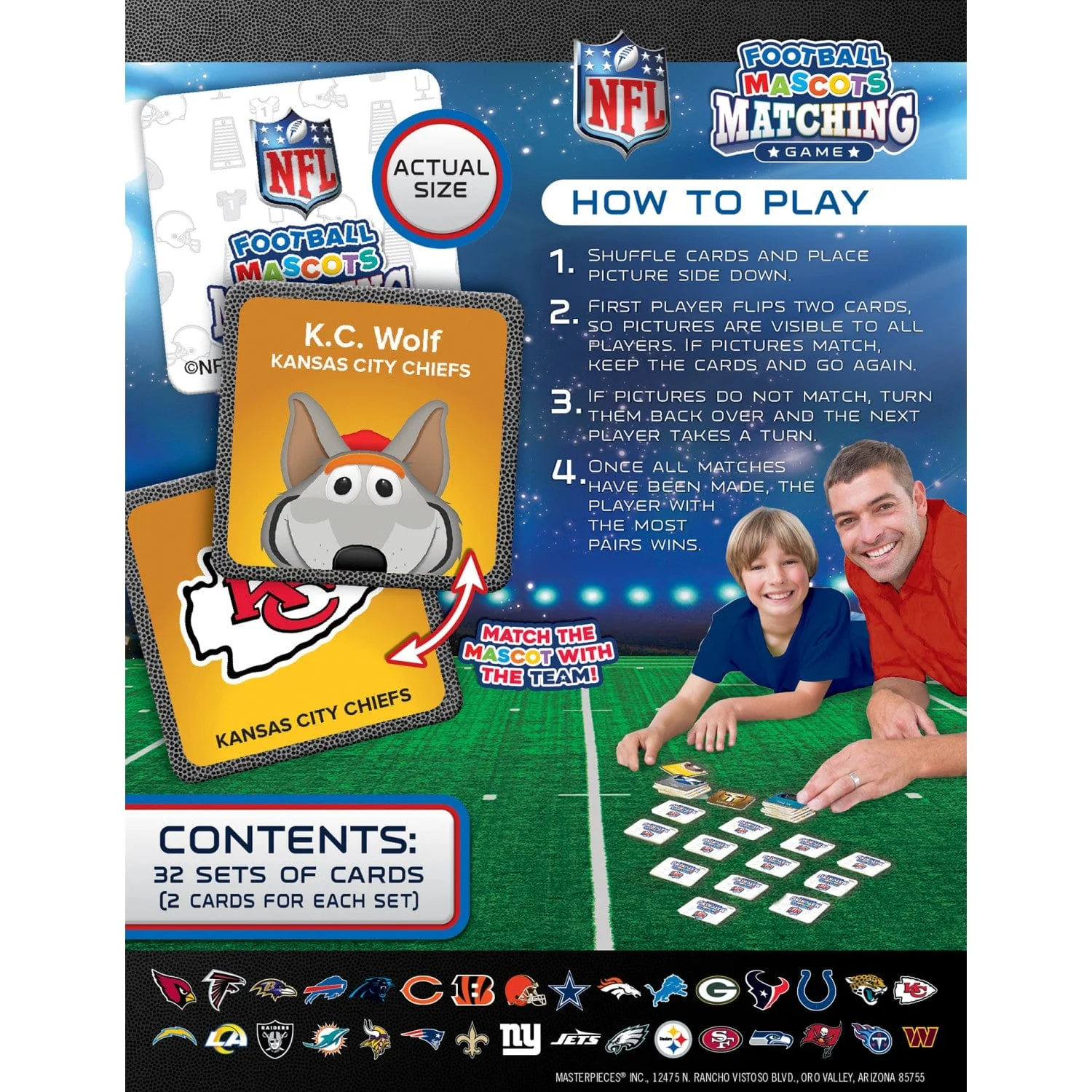 NFL Mascots Matching Game - Image 3
