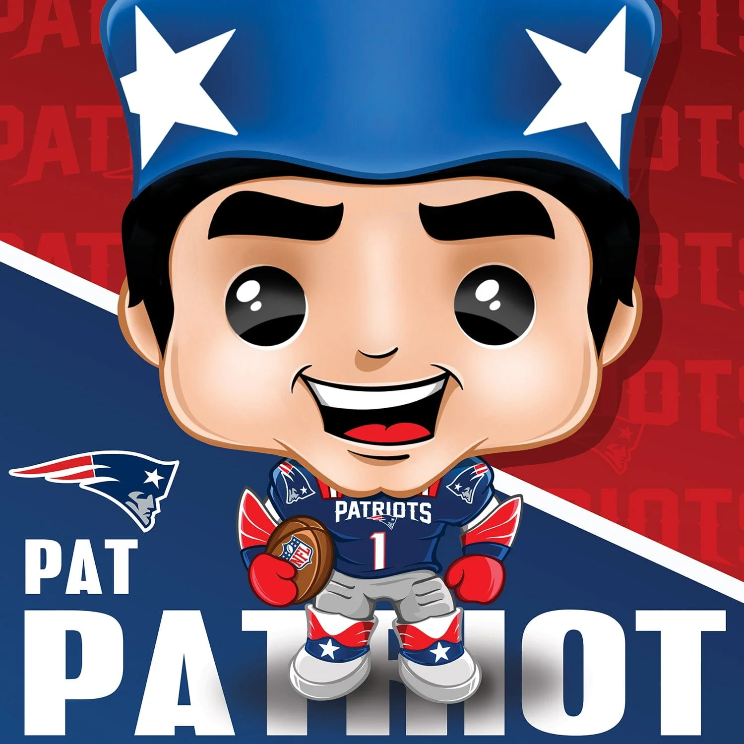 New England Patriots - NFL Mascot 100 Piece Jigsaw Puzzle - Image 2