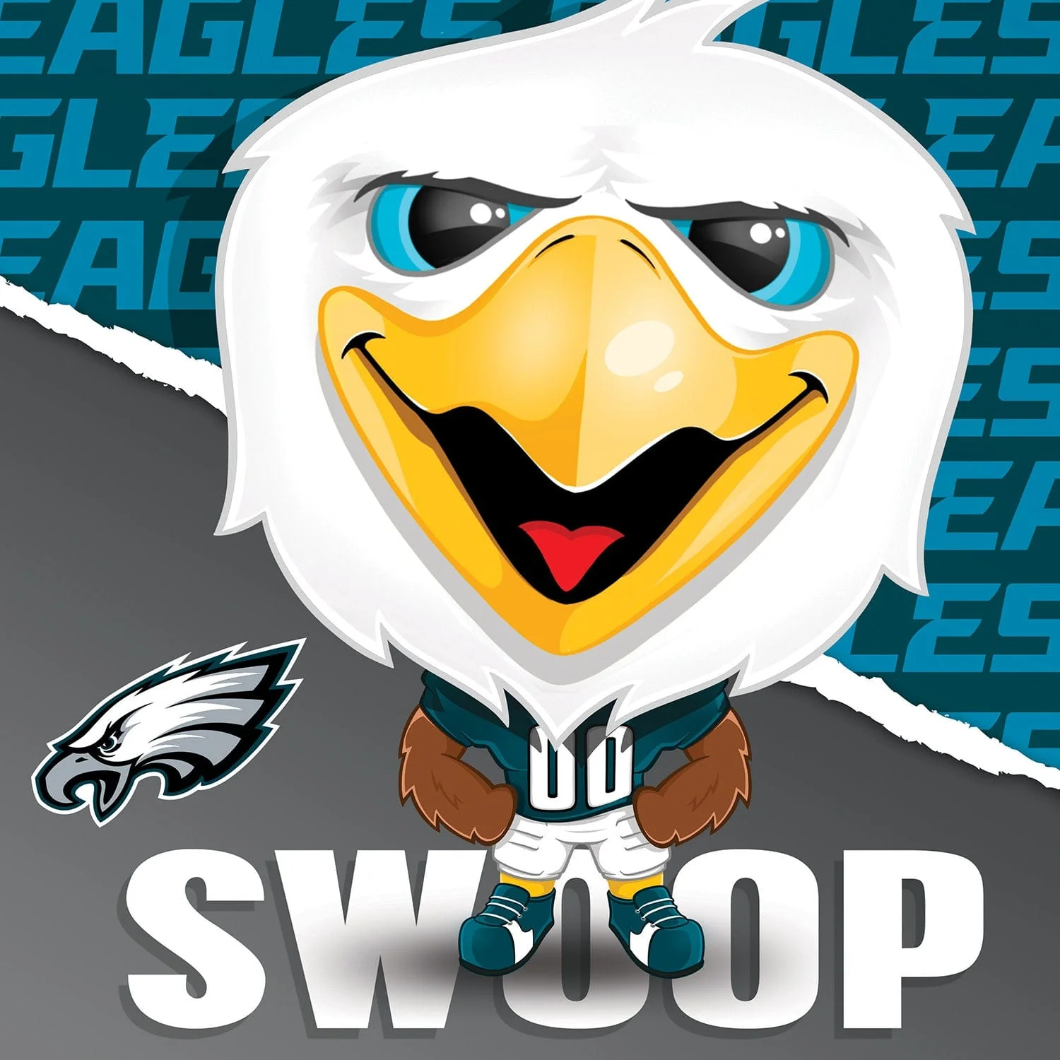 Philadelphia Eagles - NFL Mascot 100 Piece Jigsaw Puzzle - Image 2