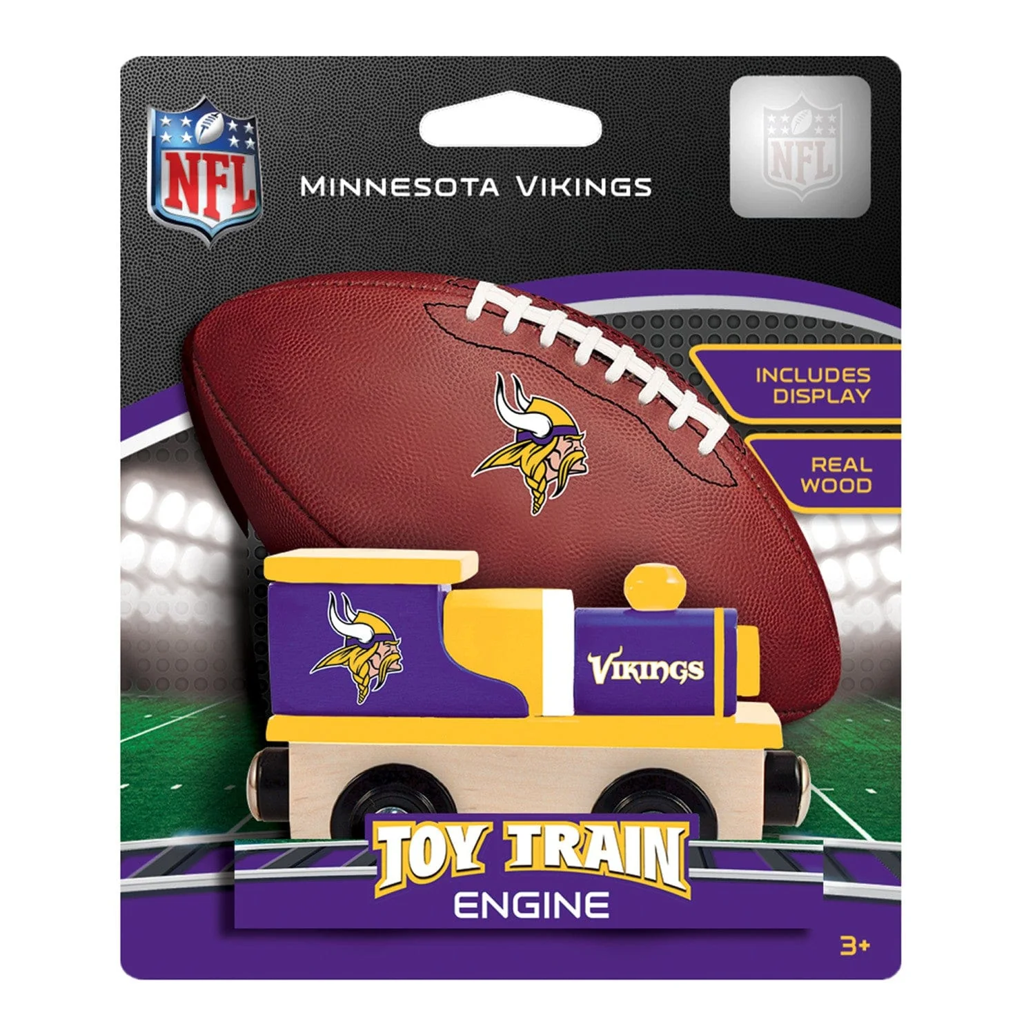 Minnesota Vikings Toy Train Engine - Image 2