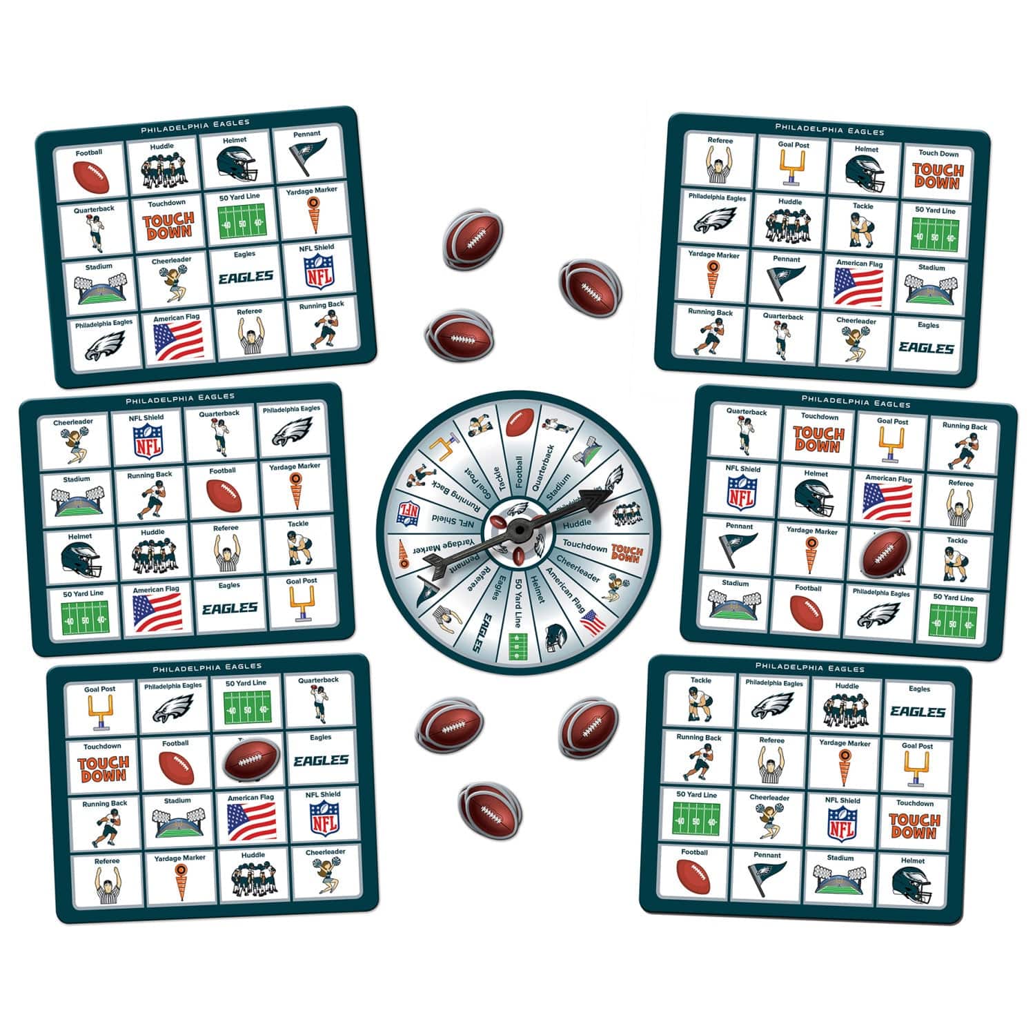 Philadelphia Eagles NFL Bingo Game - Image 2