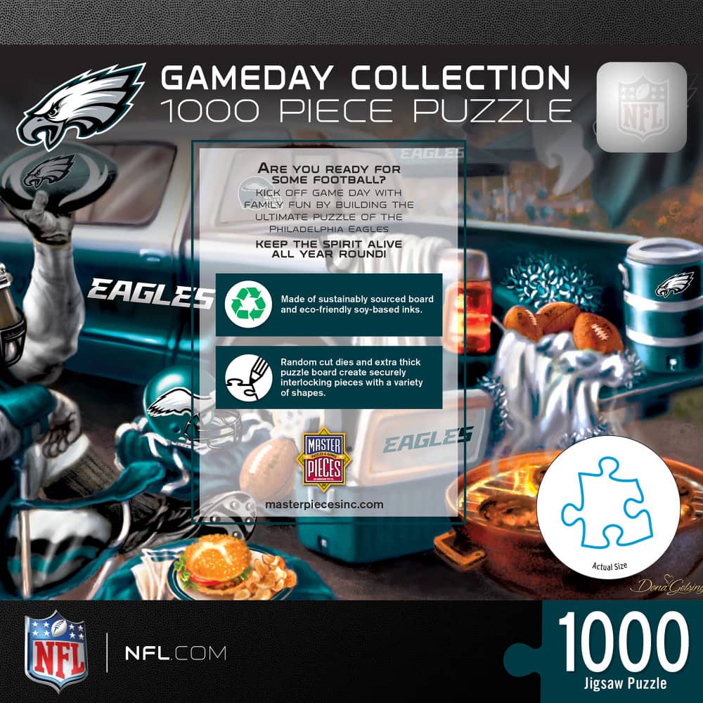 Philadelphia Eagles - Gameday 1000 Piece Jigsaw Puzzle - Image 3