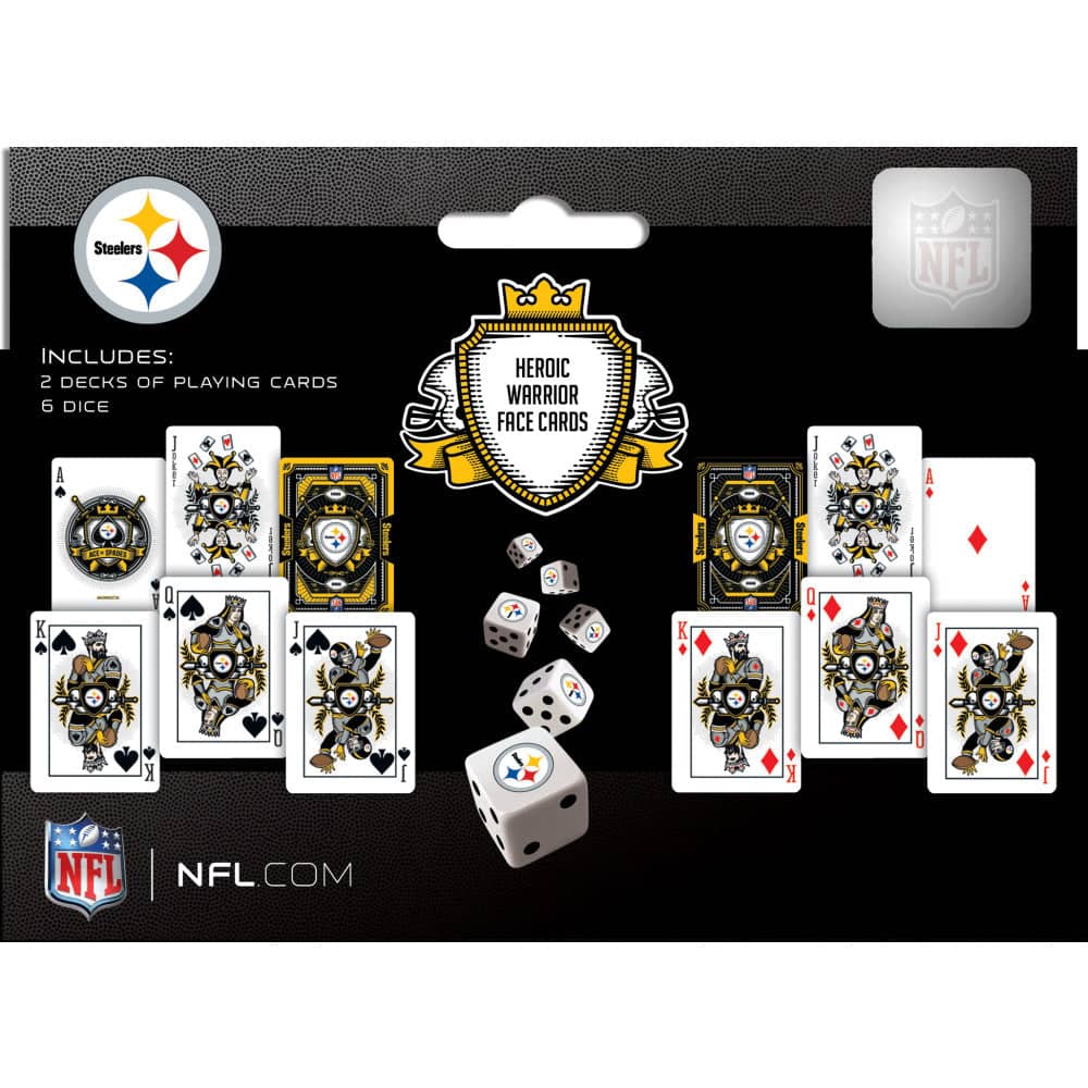 Pittsburgh Steelers - 2-Pack Playing Cards & Dice Set - Image 3