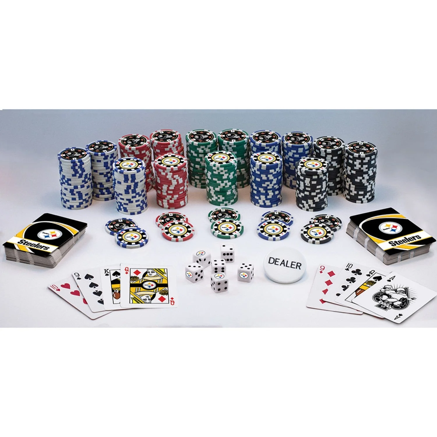 Pittsburgh Steelers 300 Piece Poker Set - Image 2