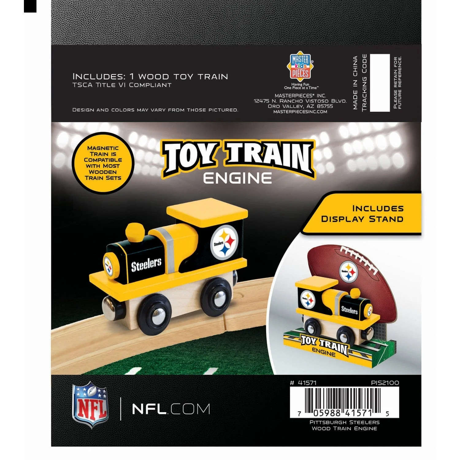 Pittsburgh Steelers Toy Train Engine - Image 3