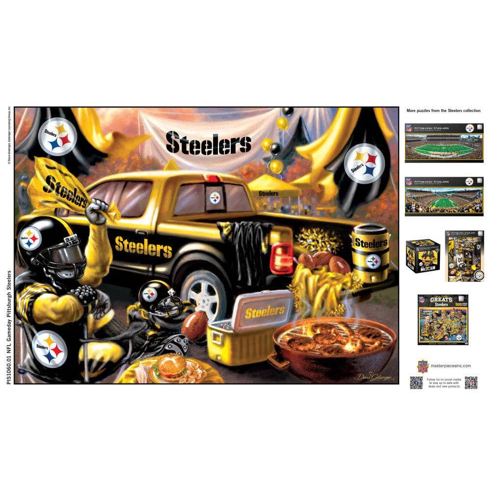 Pittsburgh Steelers - Gameday 1000 Piece Jigsaw Puzzle - Image 4