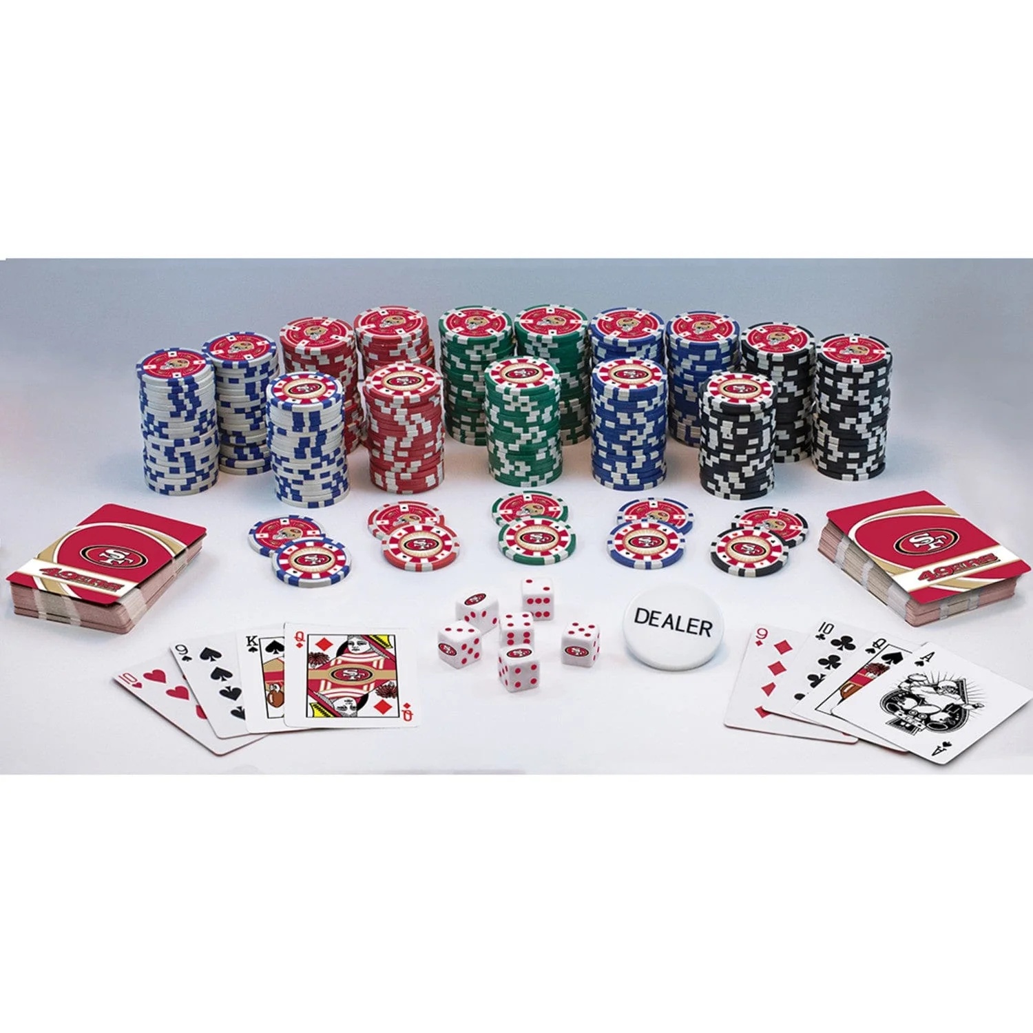 San Francisco 49ers 300 Piece Poker Set - Image 2