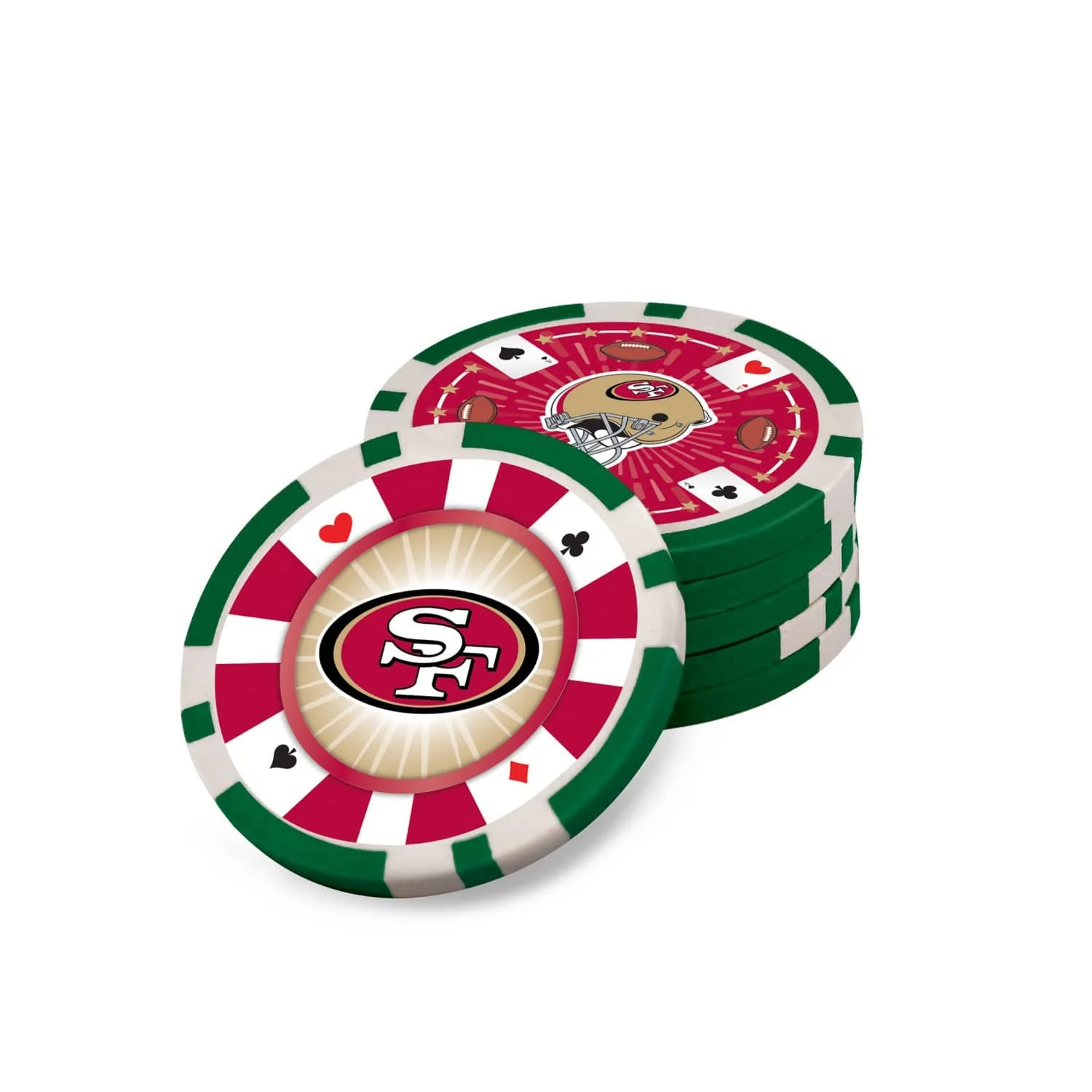 San Francisco 49ers 300 Piece Poker Set - Image 4