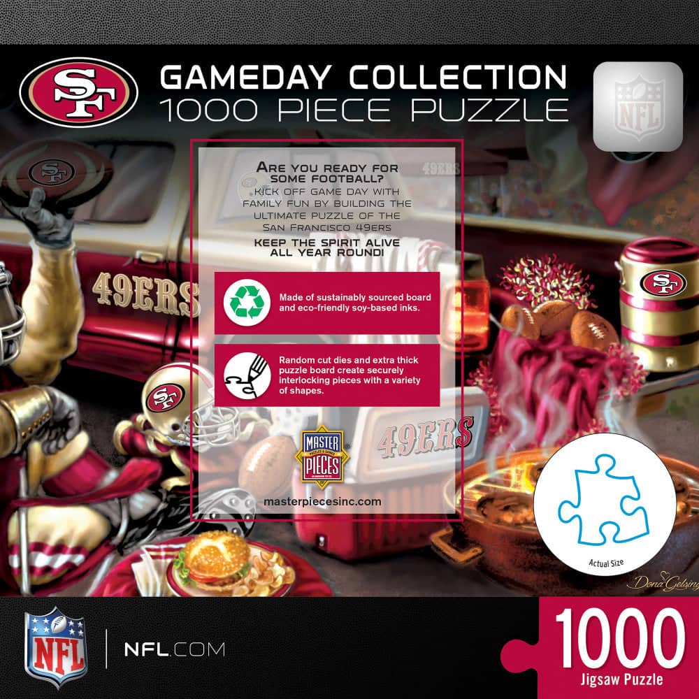 San Francisco 49ers - Gameday 1000 Piece Jigsaw Puzzle - Image 3