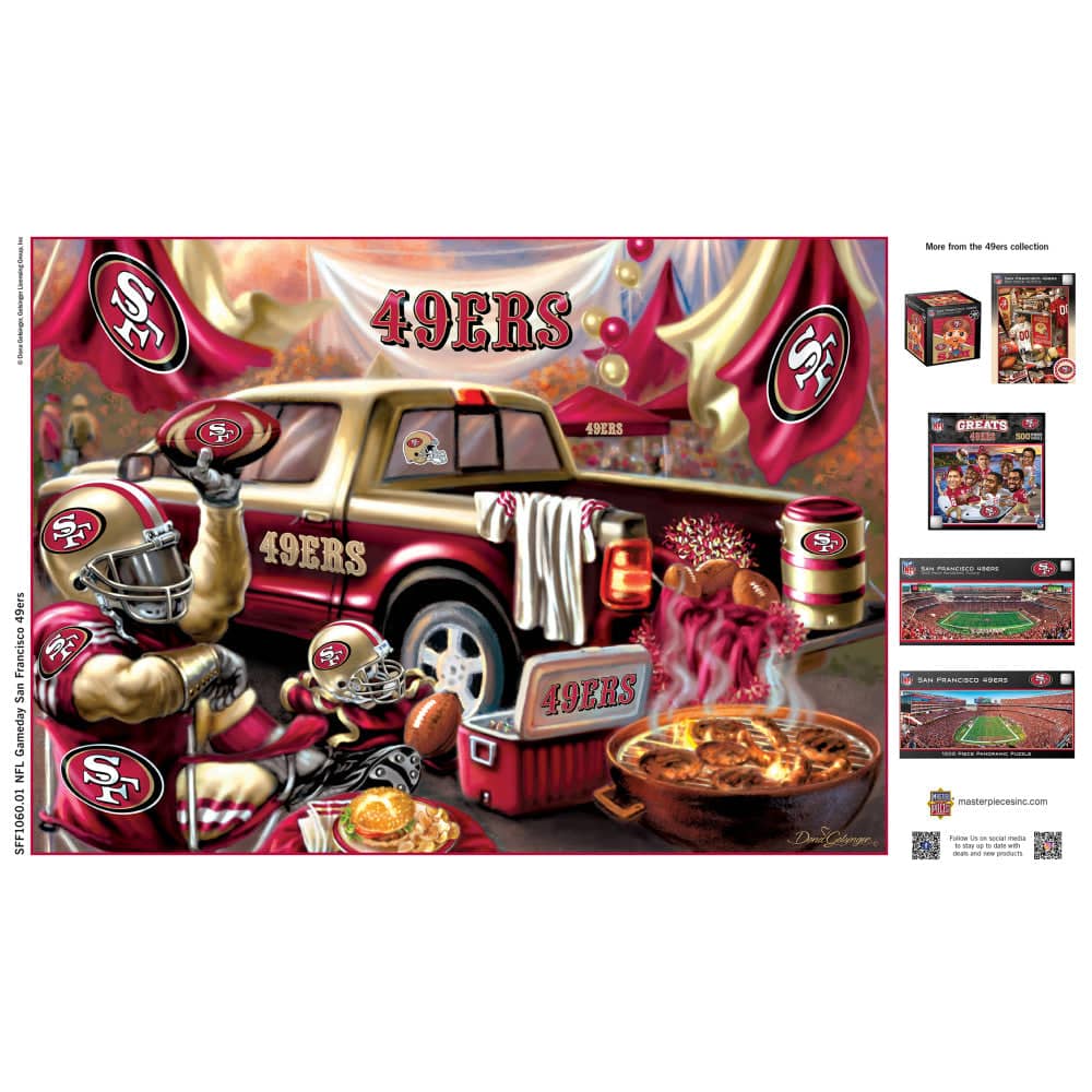 San Francisco 49ers - Gameday 1000 Piece Jigsaw Puzzle - Image 4