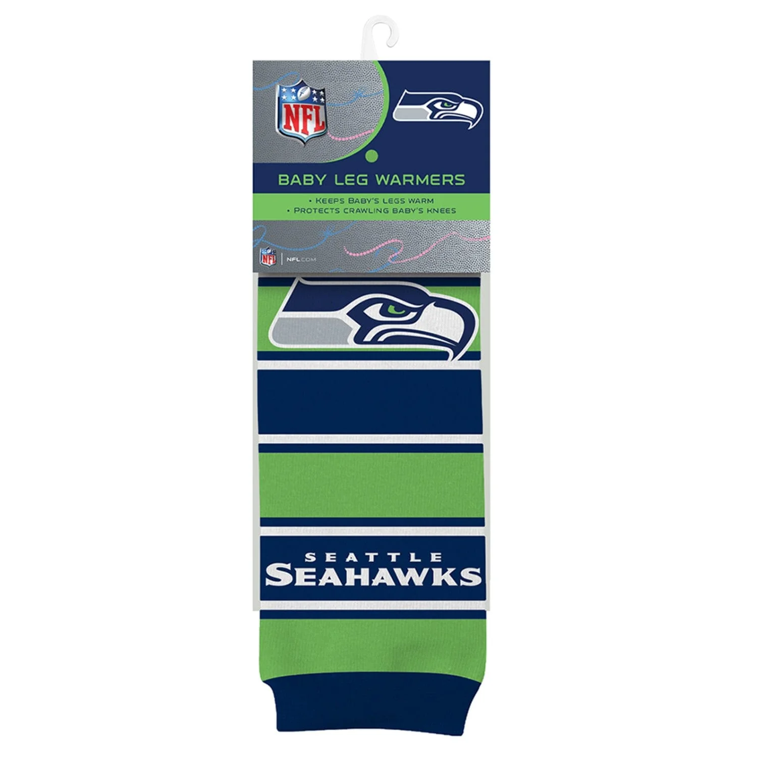 Seattle Seahawks Baby Leg Warmers - Image 2