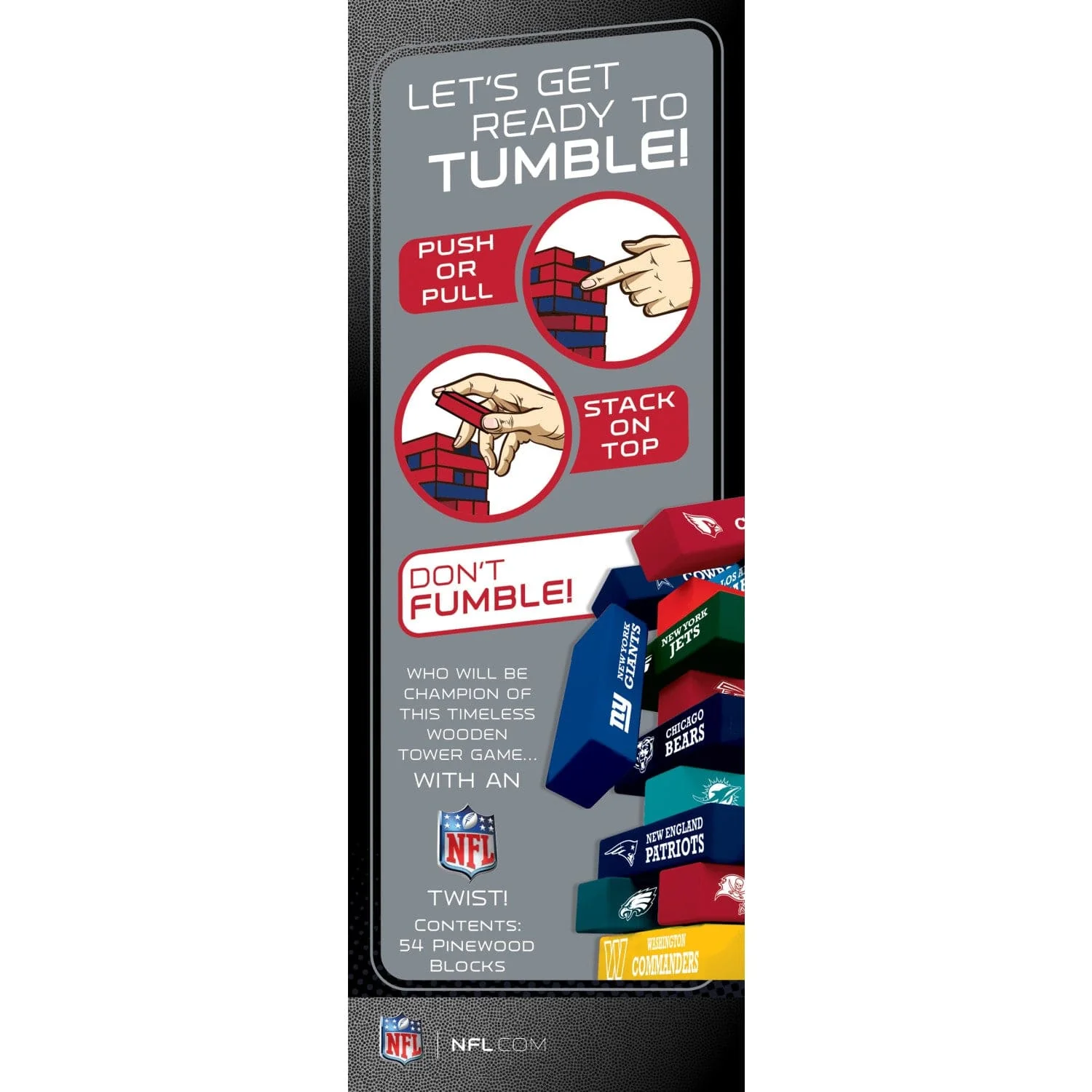 NFL Tumble Tower - All Teams - Image 3