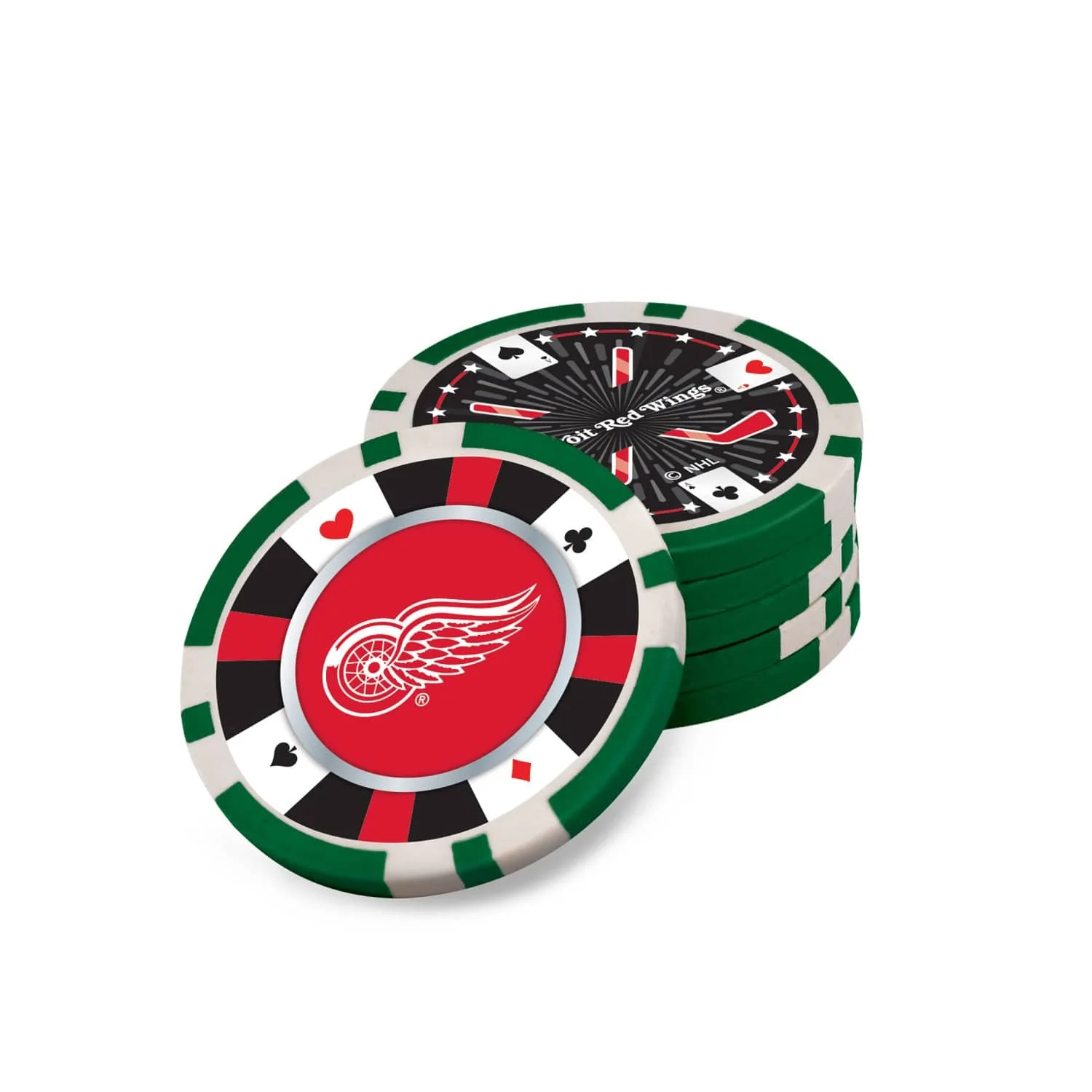 Detroit Red Wings 300 Piece Poker Set - Image 4