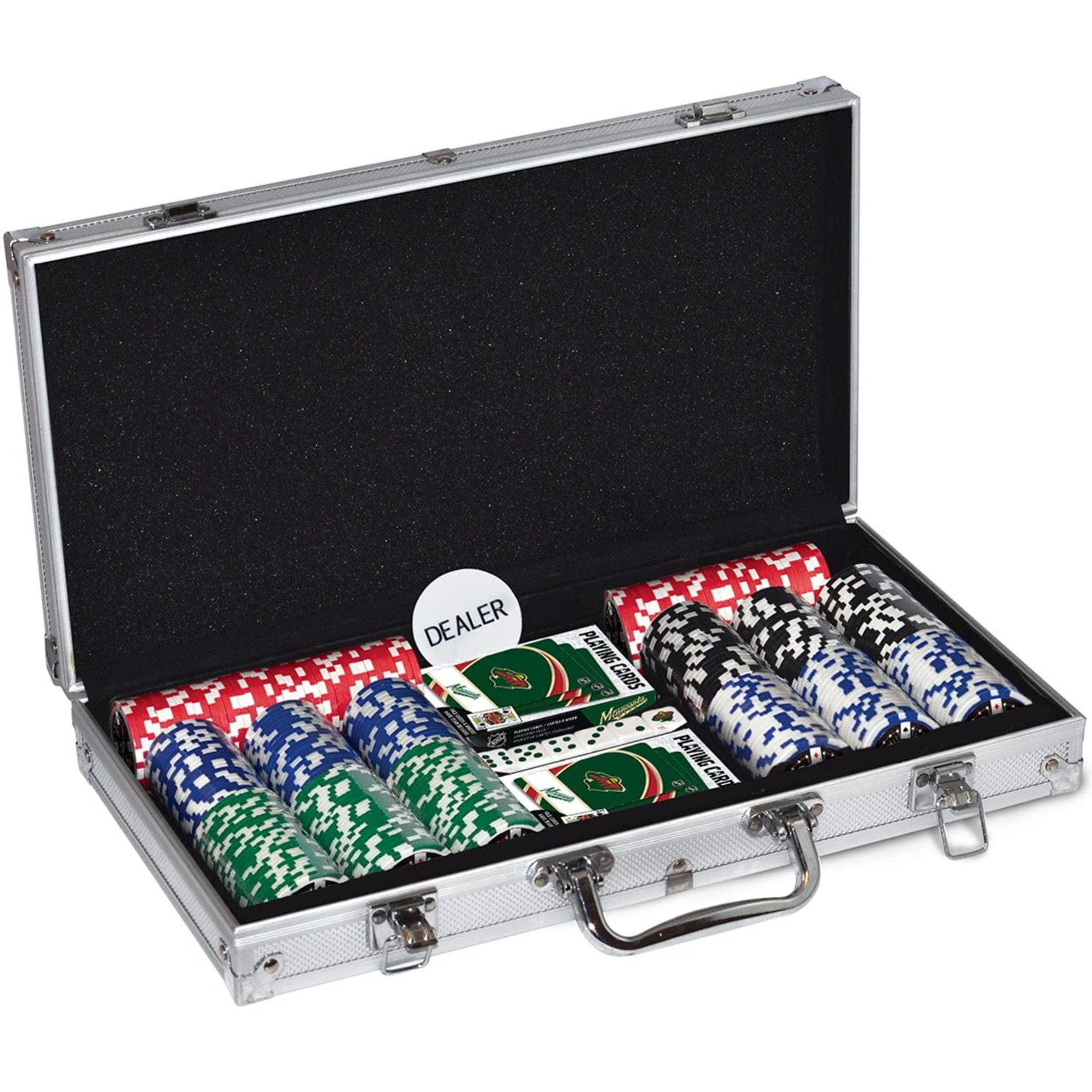 Minnesota Wild 300 Piece Poker Set - Image 3