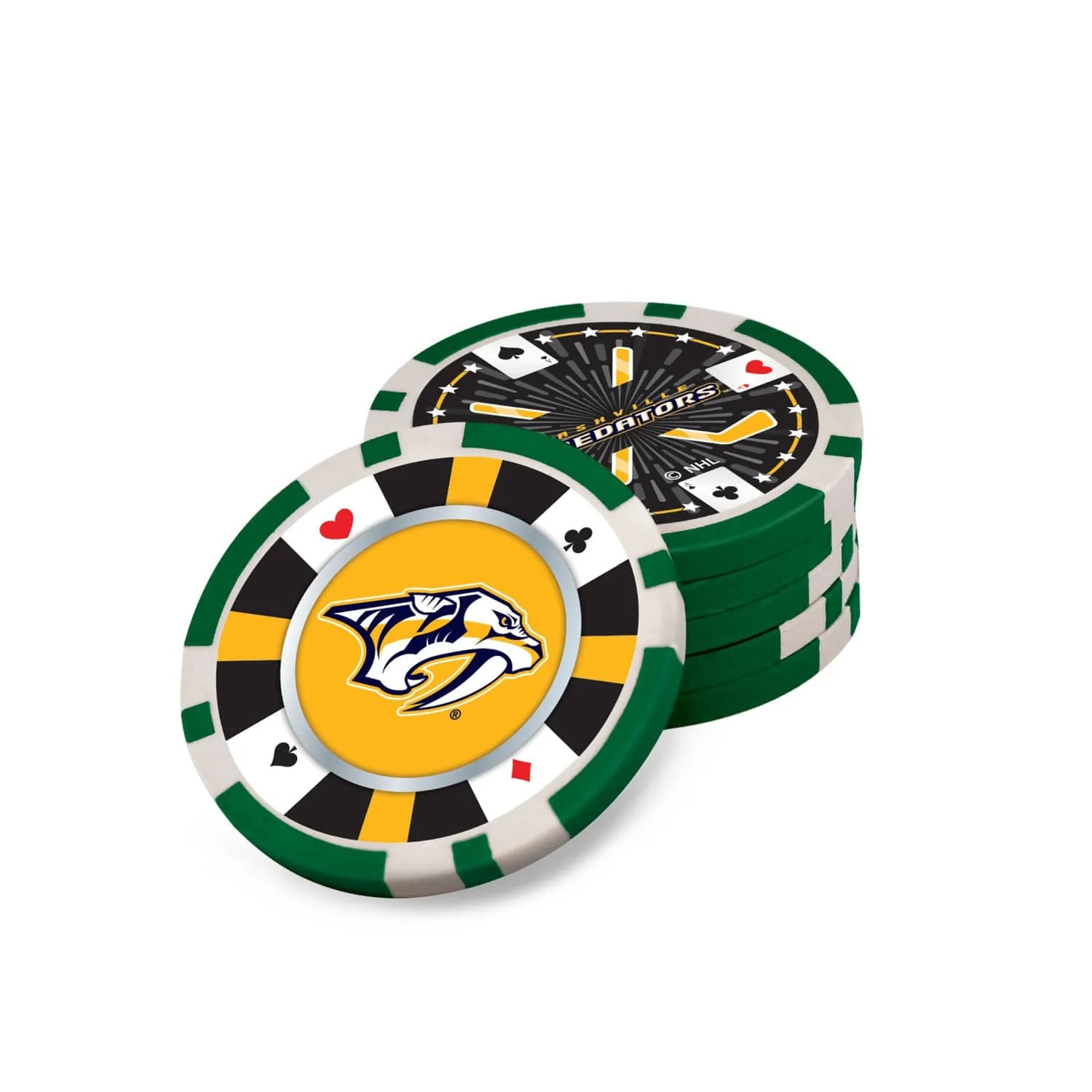 Nashville Predators 300 Piece Poker Set - Image 4