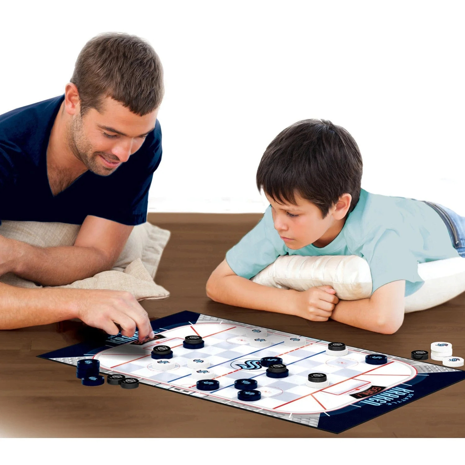 Seattle Kraken Checkers Board Game - Image 4