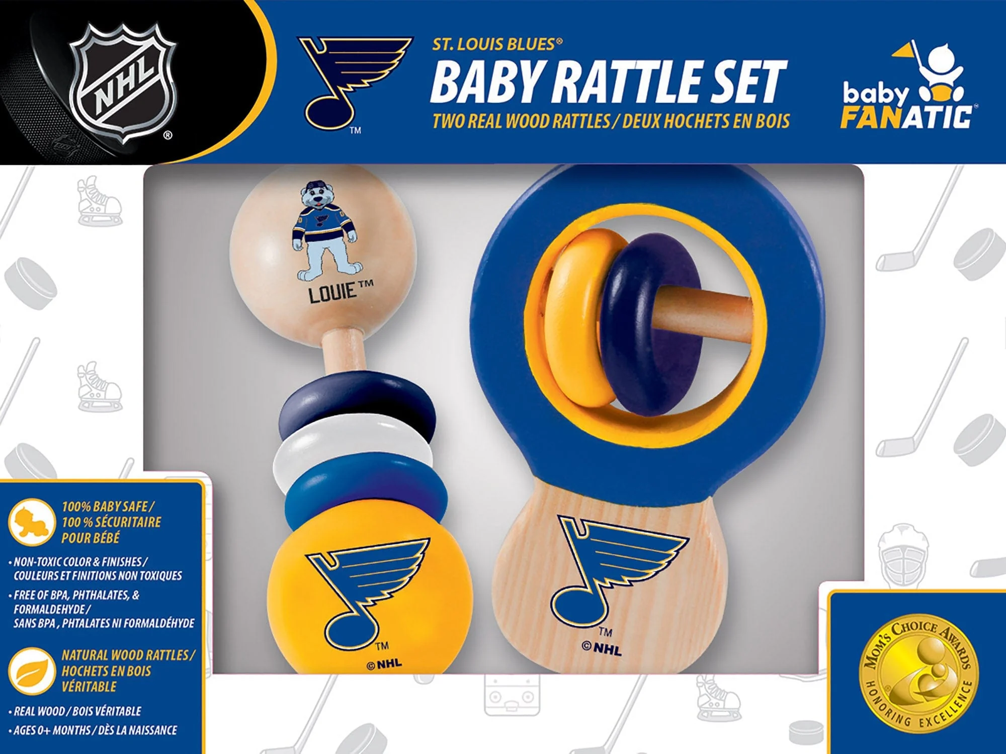 St. Louis Blues - Baby Rattles 2-Pack - Image 2