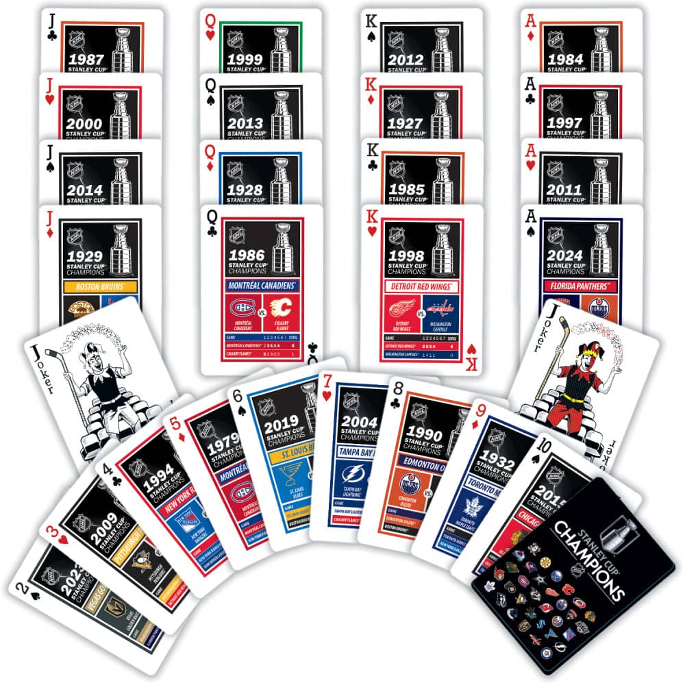 NHL Stanley Cup Playing Cards - 54 Card Deck - Image 2
