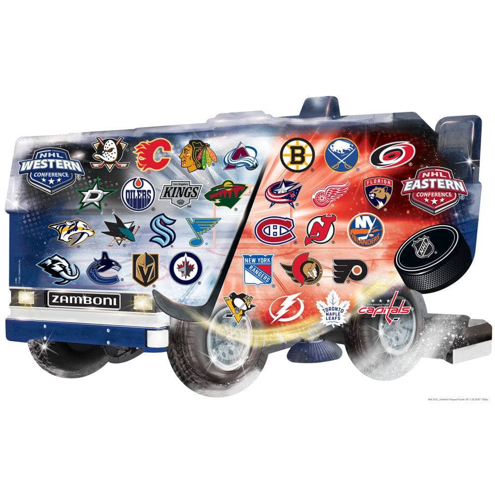 NHL - Zamboni 500 Piece Shaped Jigsaw Puzzle - Image 2