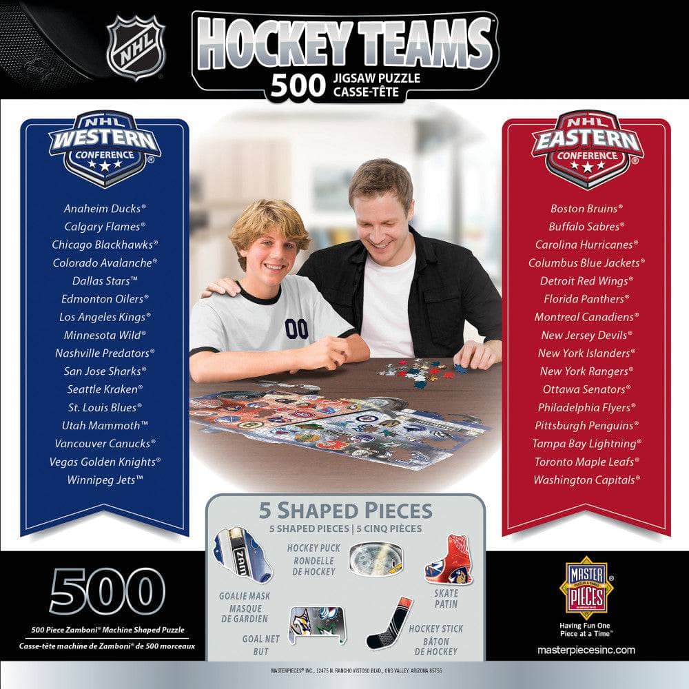 NHL - Zamboni 500 Piece Shaped Jigsaw Puzzle - Image 3