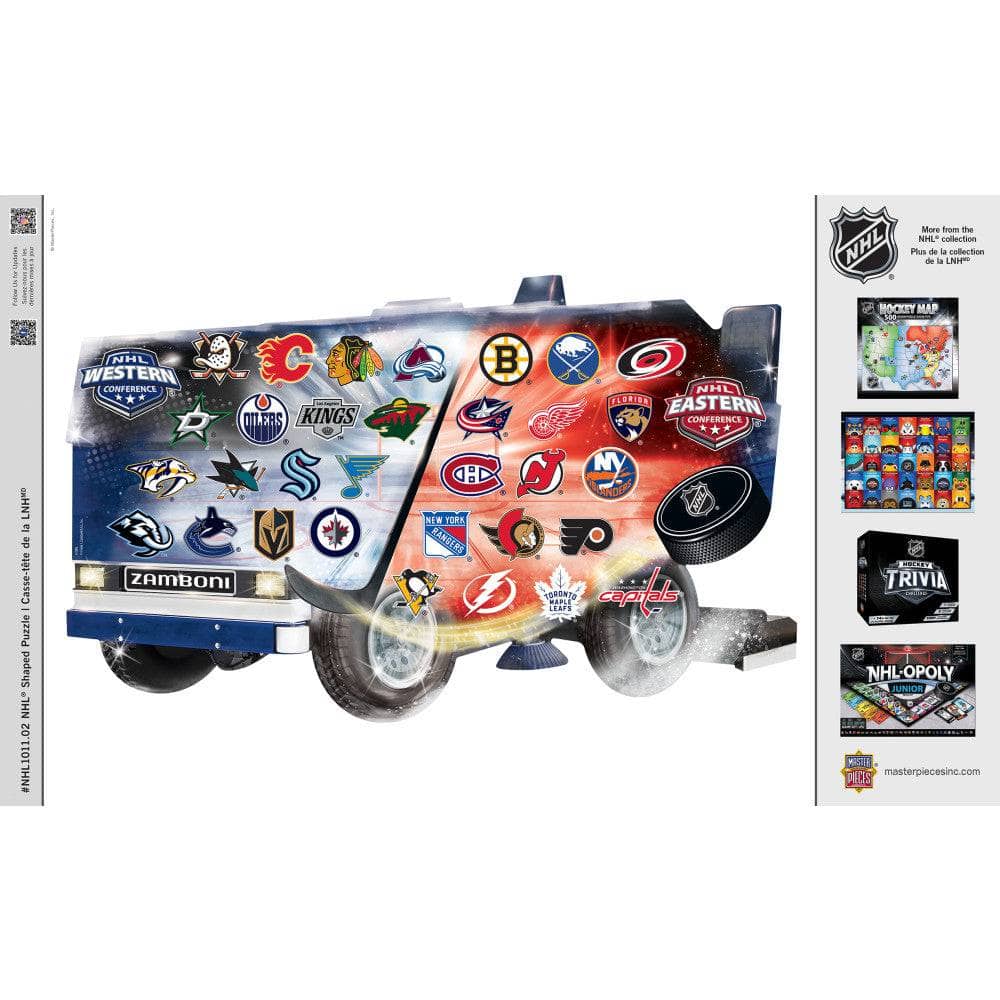NHL - Zamboni 500 Piece Shaped Jigsaw Puzzle - Image 4