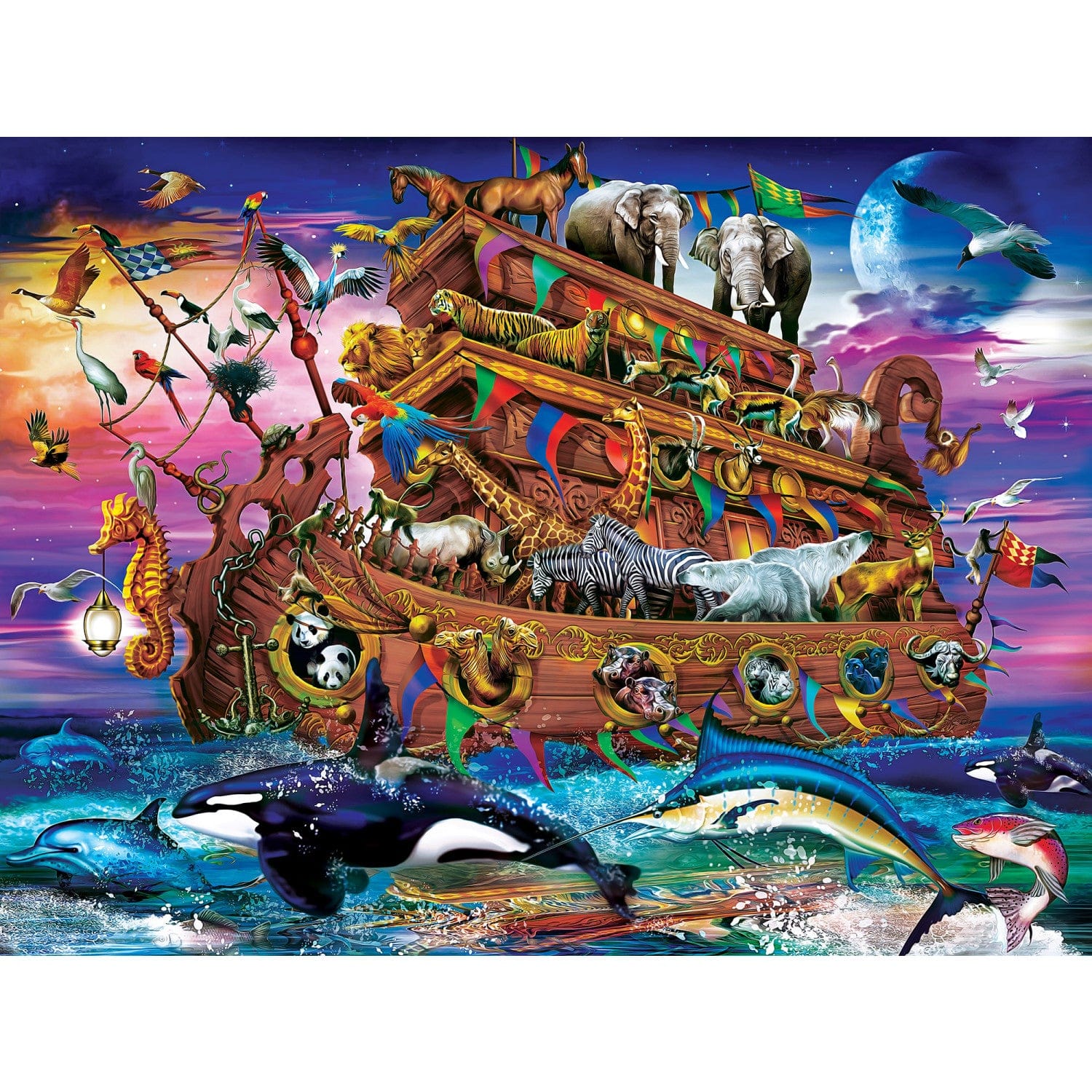 Medley - Noah's Ark 300 Piece EZ Grip Jigsaw Puzzle - Image 2