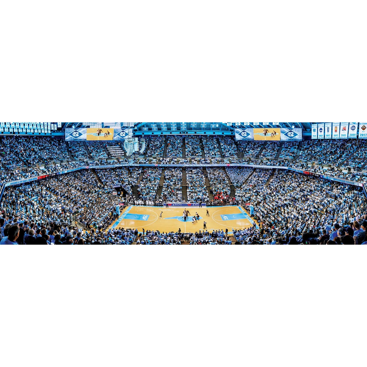 UNC Tar Heels - 1000 Piece Panoramic Jigsaw Puzzle - Image 2