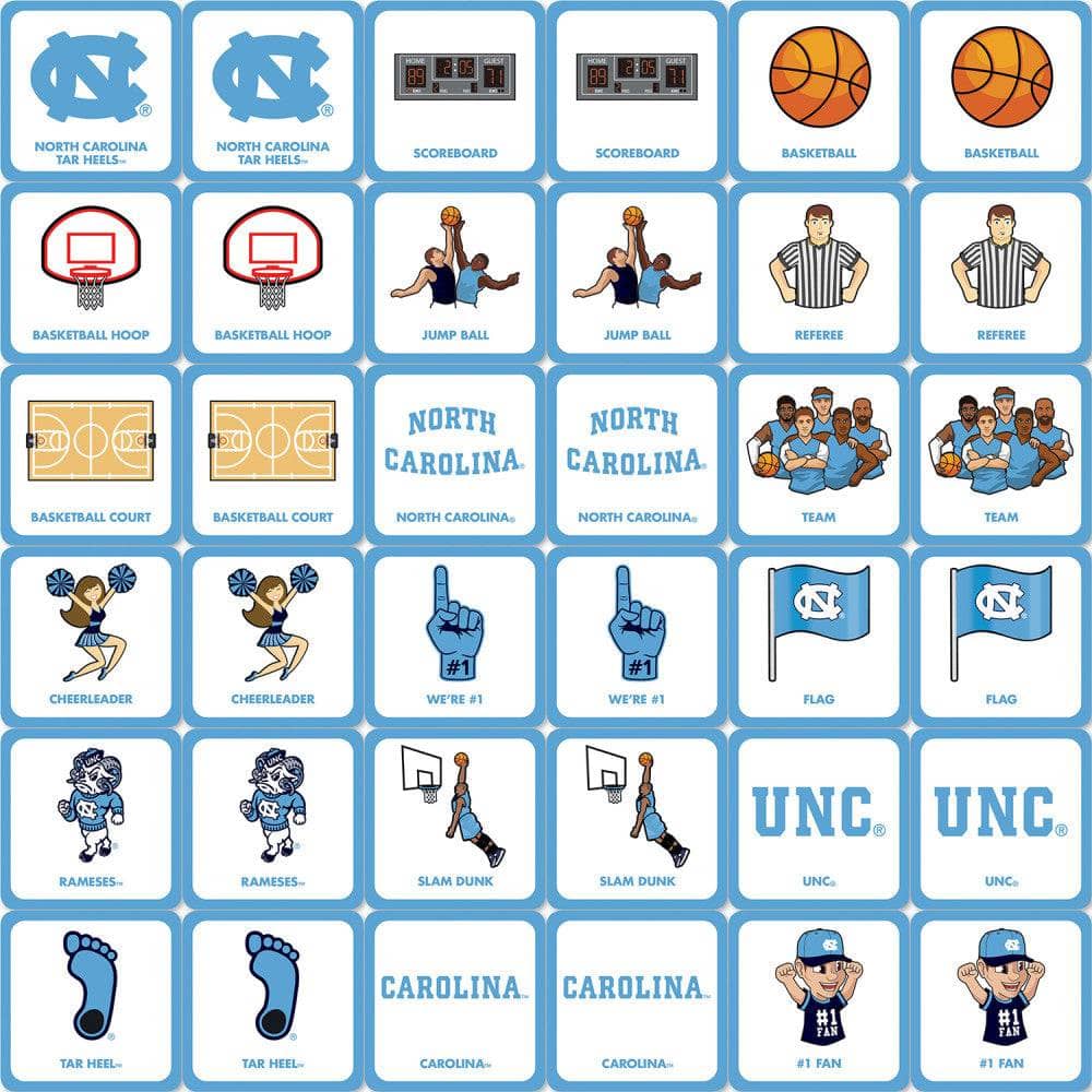 UNC Tar Heels Matching Game - Image 2