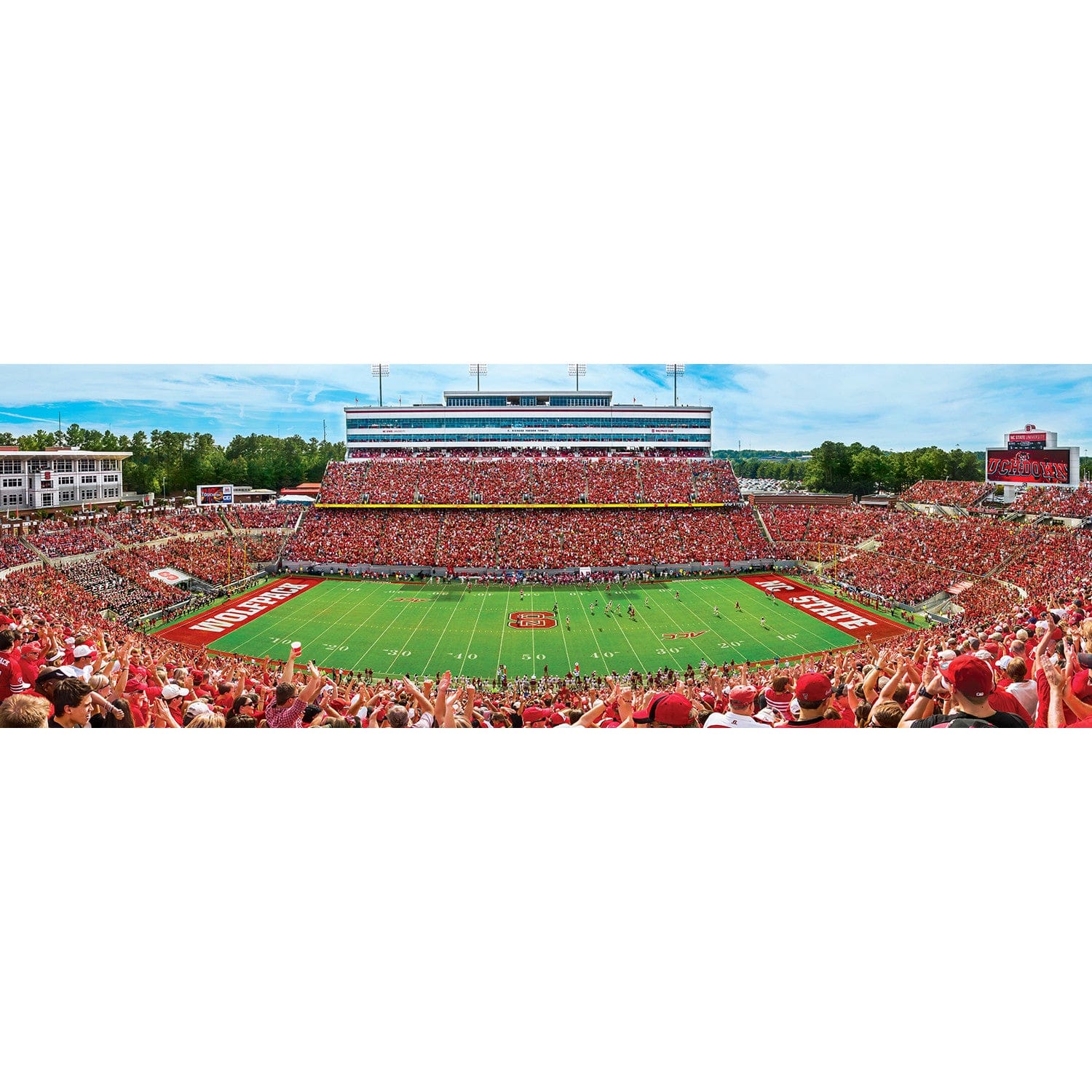 NC State Wolfpack - 1000 Piece Panoramic Jigsaw Puzzle - Image 2