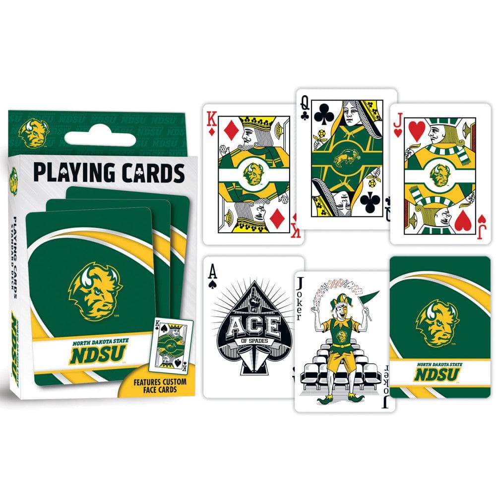 North Dakota State Bison Playing Cards - 54 Card Deck - Image 3
