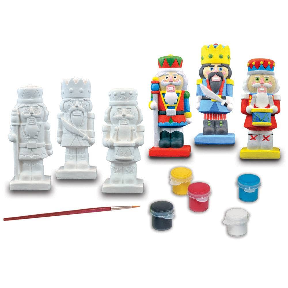Holiday Nutcrackers - 3-Pack Plaster Paint Kit - Image 2