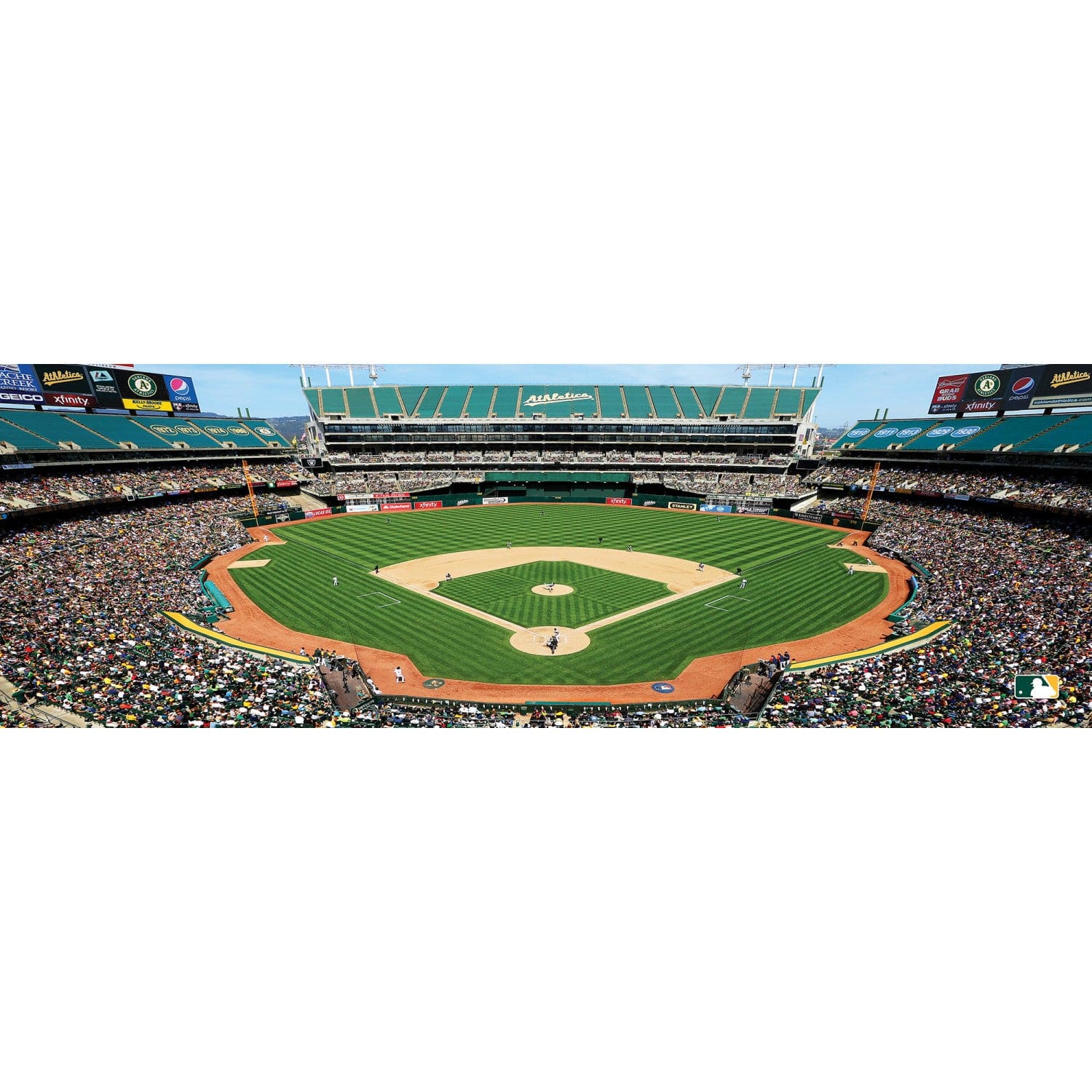 Oakland Athletics - 1000 Piece Panoramic Jigsaw Puzzle - Image 2