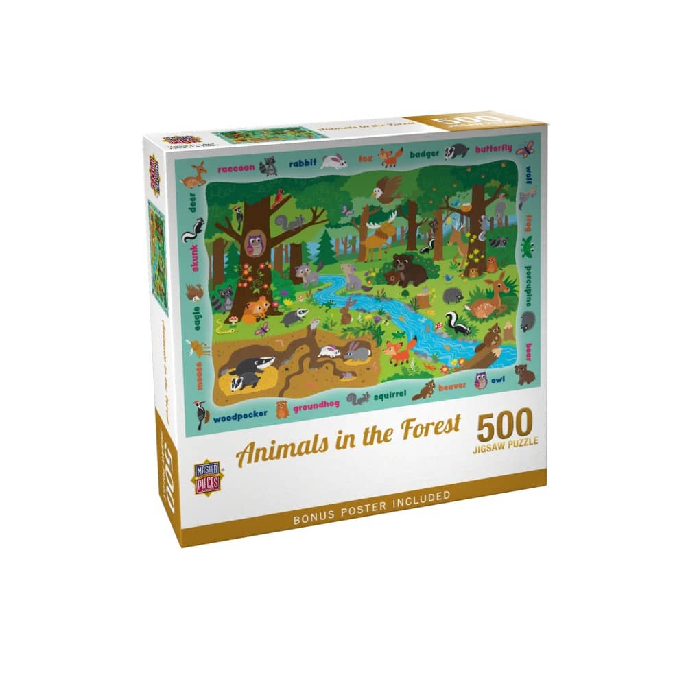 Animals in the Forest - Jigsaw Puzzle - Image 3