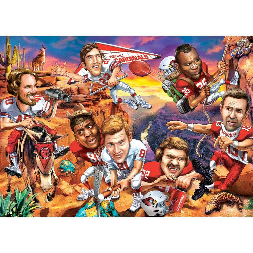 Arizona Cardinals - All Time Greats 500 Piece Jigsaw Puzzle - Image 2