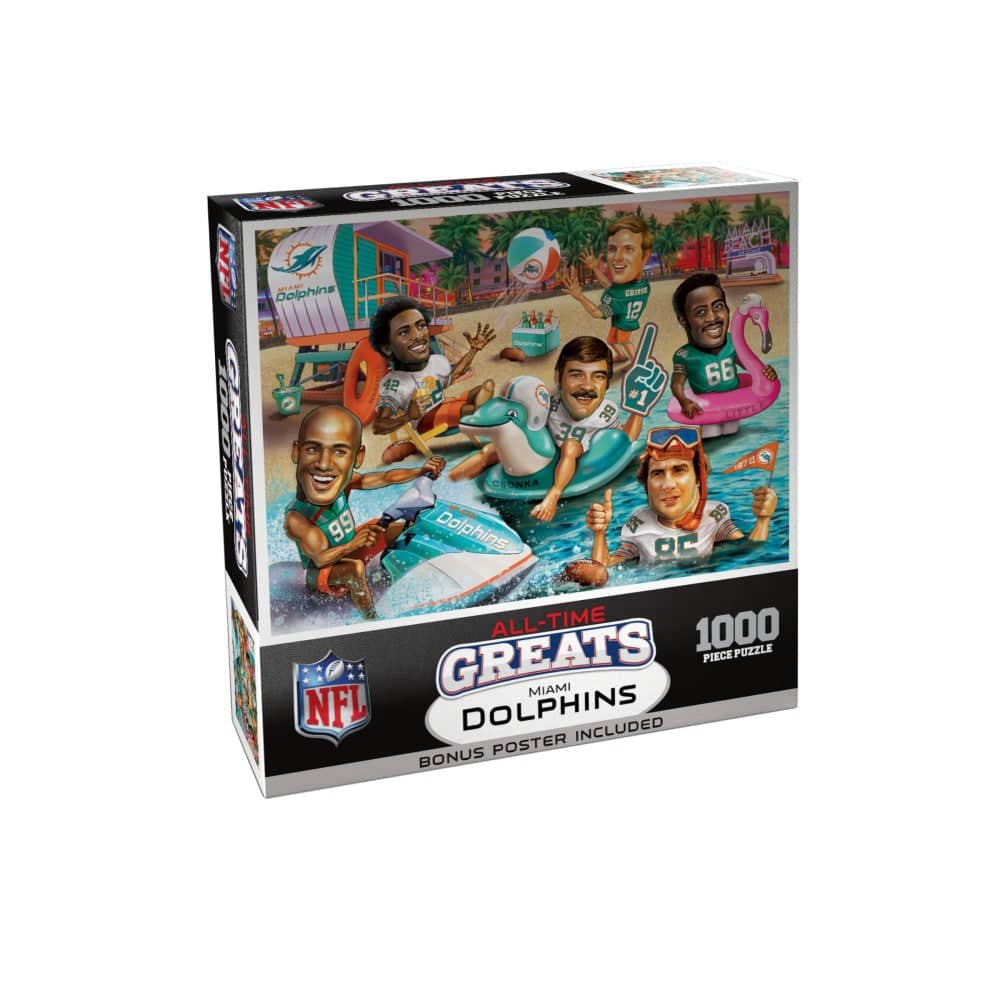 All-Time Greats NFL Miami Dolphins - Jigsaw Puzzle - Image 3