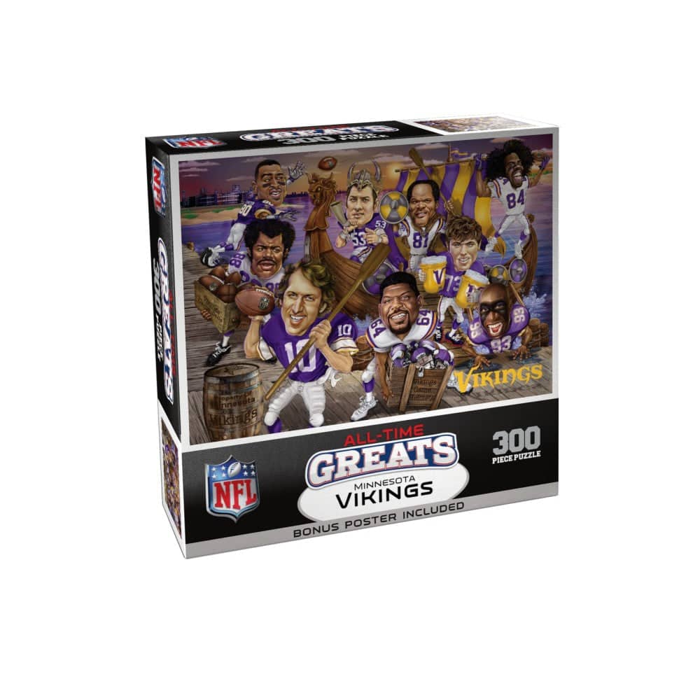 All-Time Greats NFL Minnesota Vikings - Jigsaw Puzzle - Image 2
