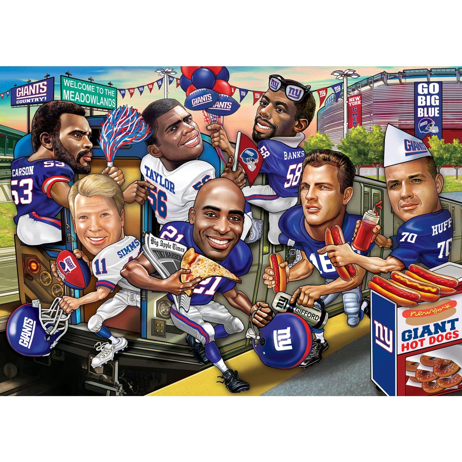 All-Time Greats NFL New York Giants - Jigsaw Puzzle