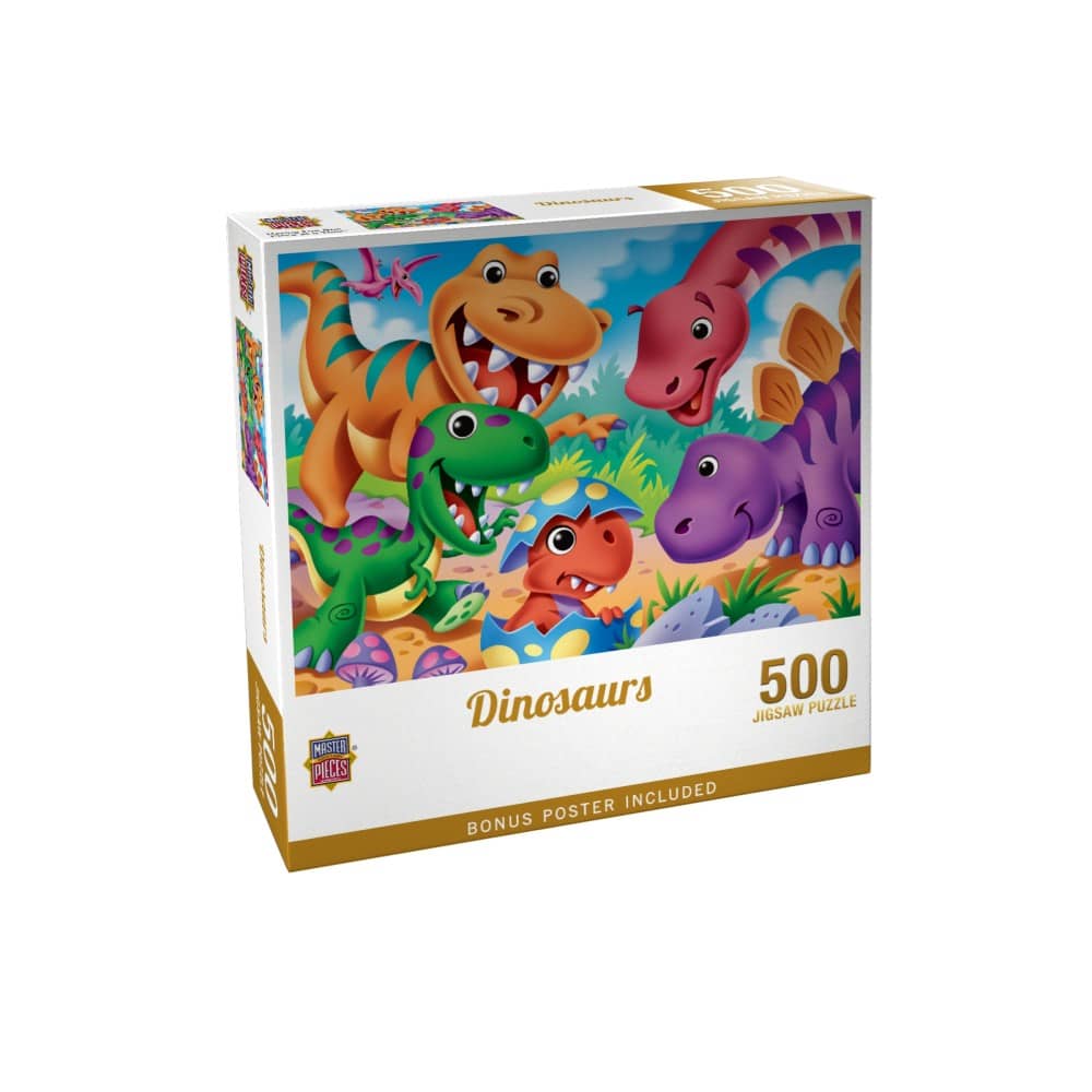 Cartoon Friends - Dinosaurs - Jigsaw Puzzle - Image 3