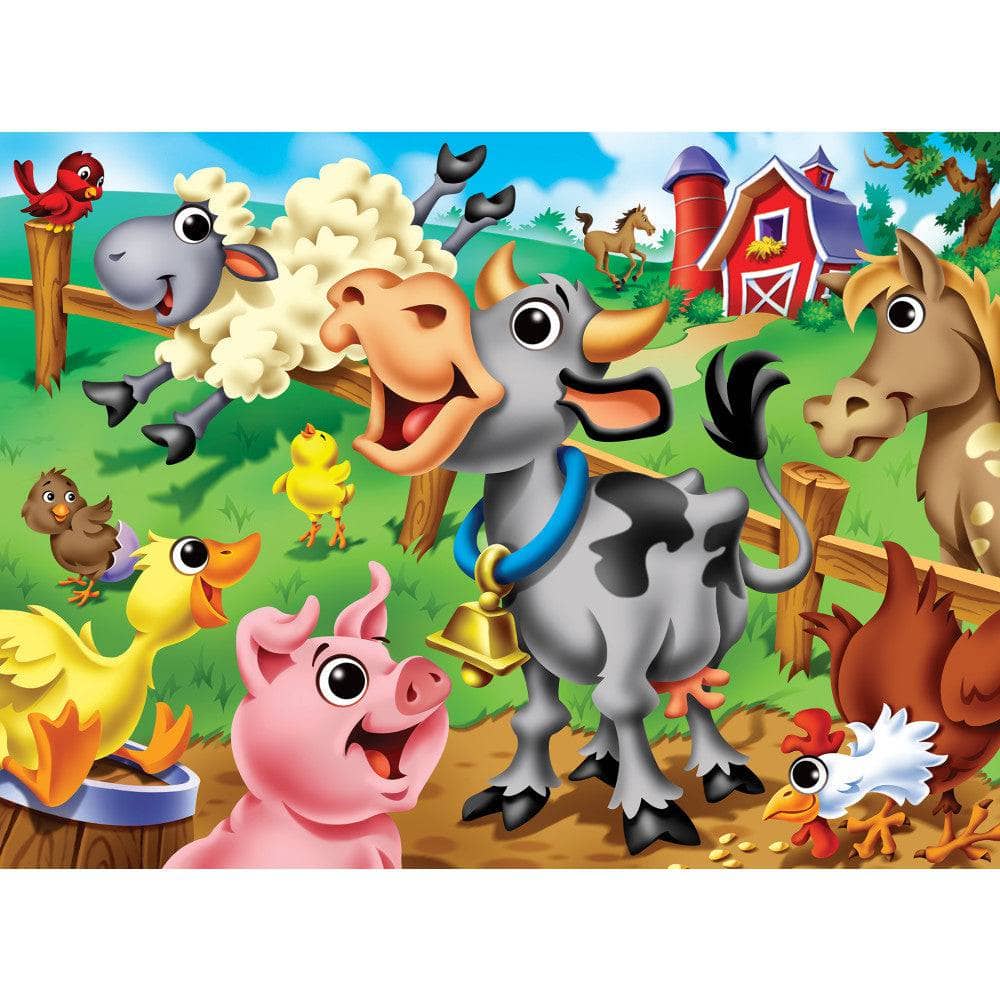Cartoon Friends - Farm Animals - Jigsaw Puzzle