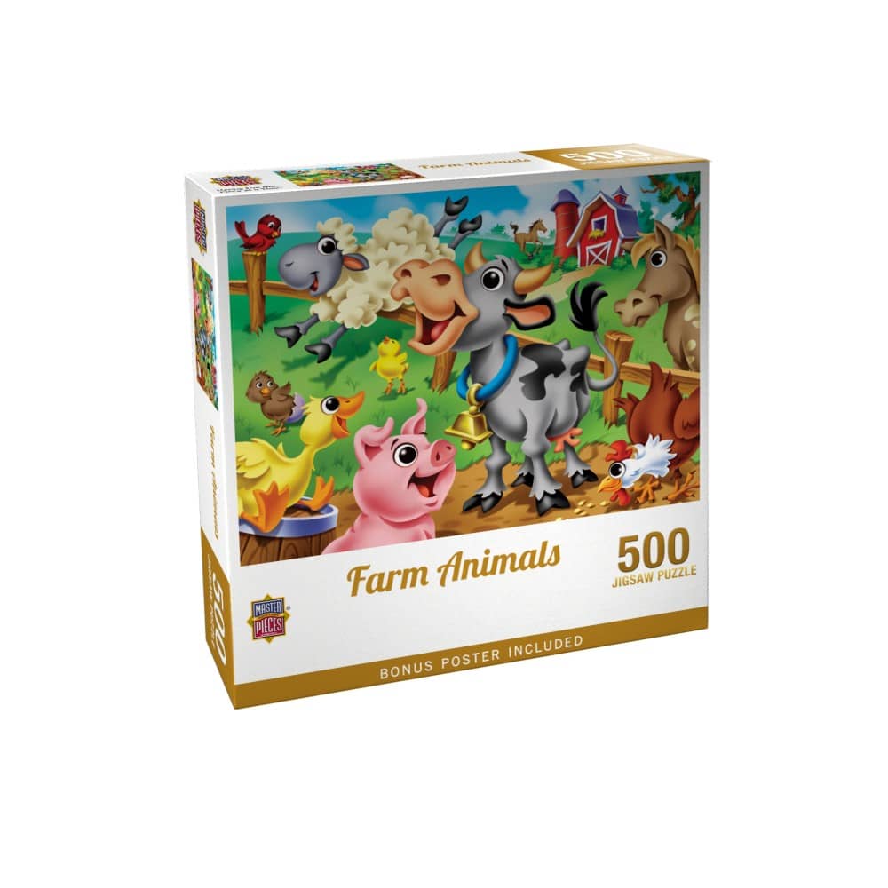 Cartoon Friends - Farm Animals - Jigsaw Puzzle - Image 3