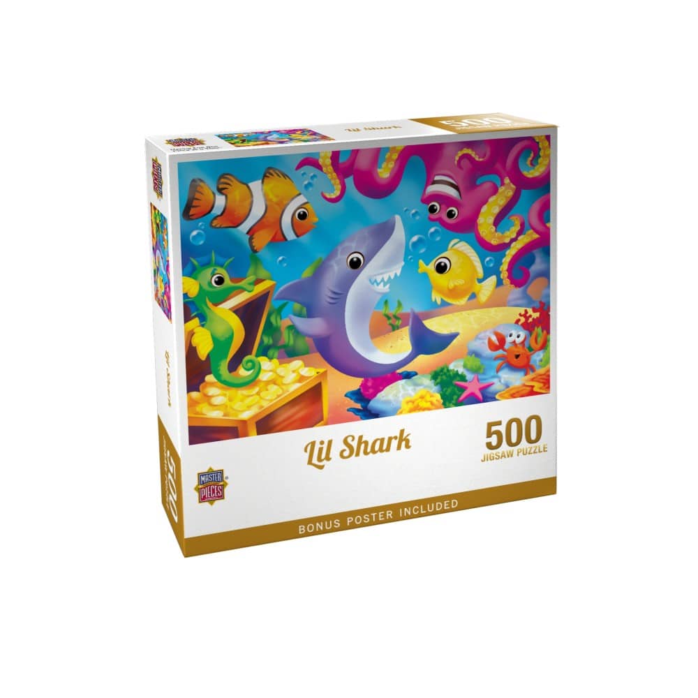 Cartoon Friends - Lil Shark - Jigsaw Puzzle - Image 3