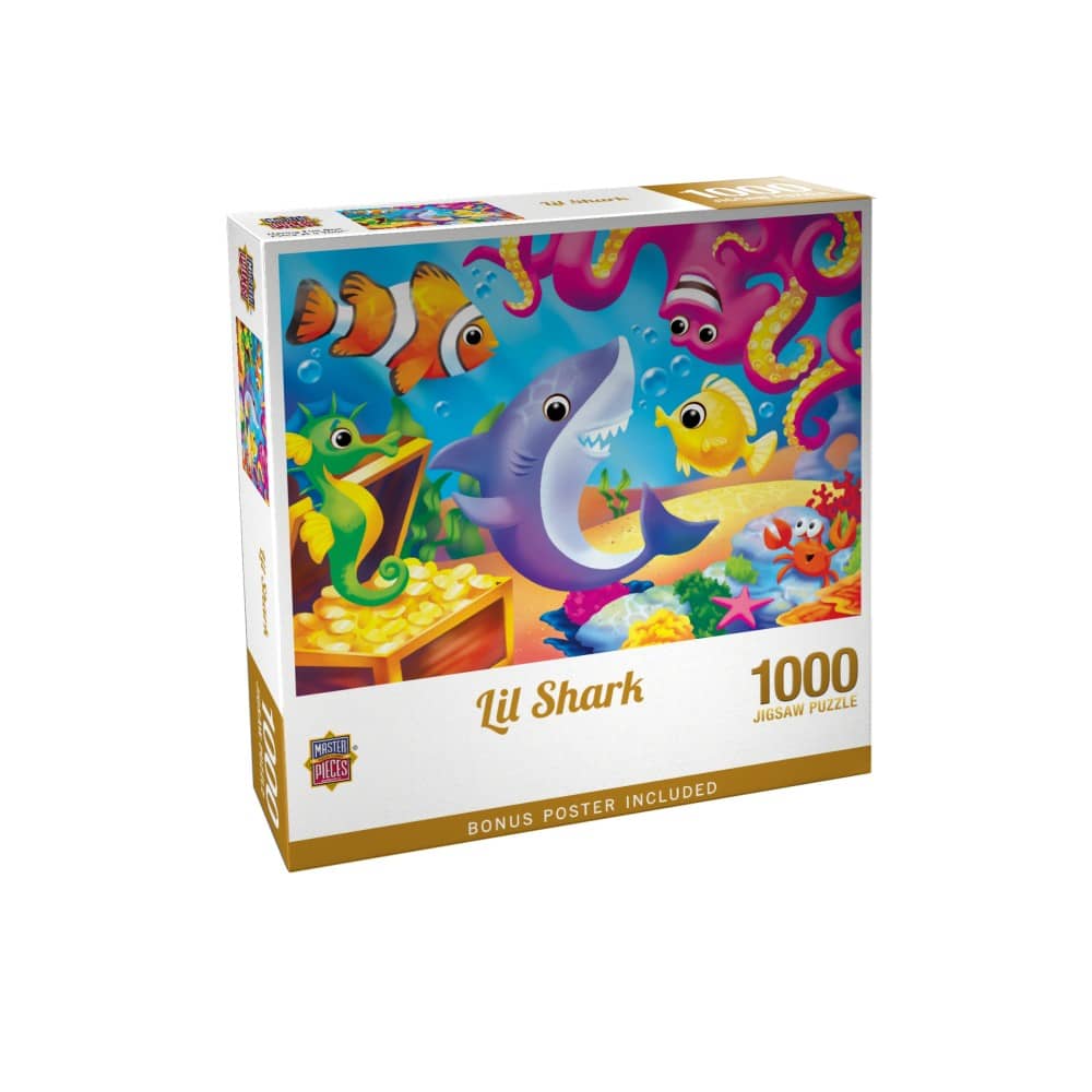 Cartoon Friends - Lil Shark - Jigsaw Puzzle - Image 4