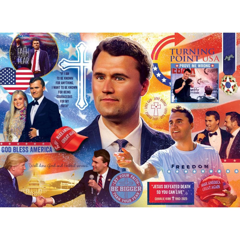 In Memory of Charlie Kirk - Jigsaw Puzzle