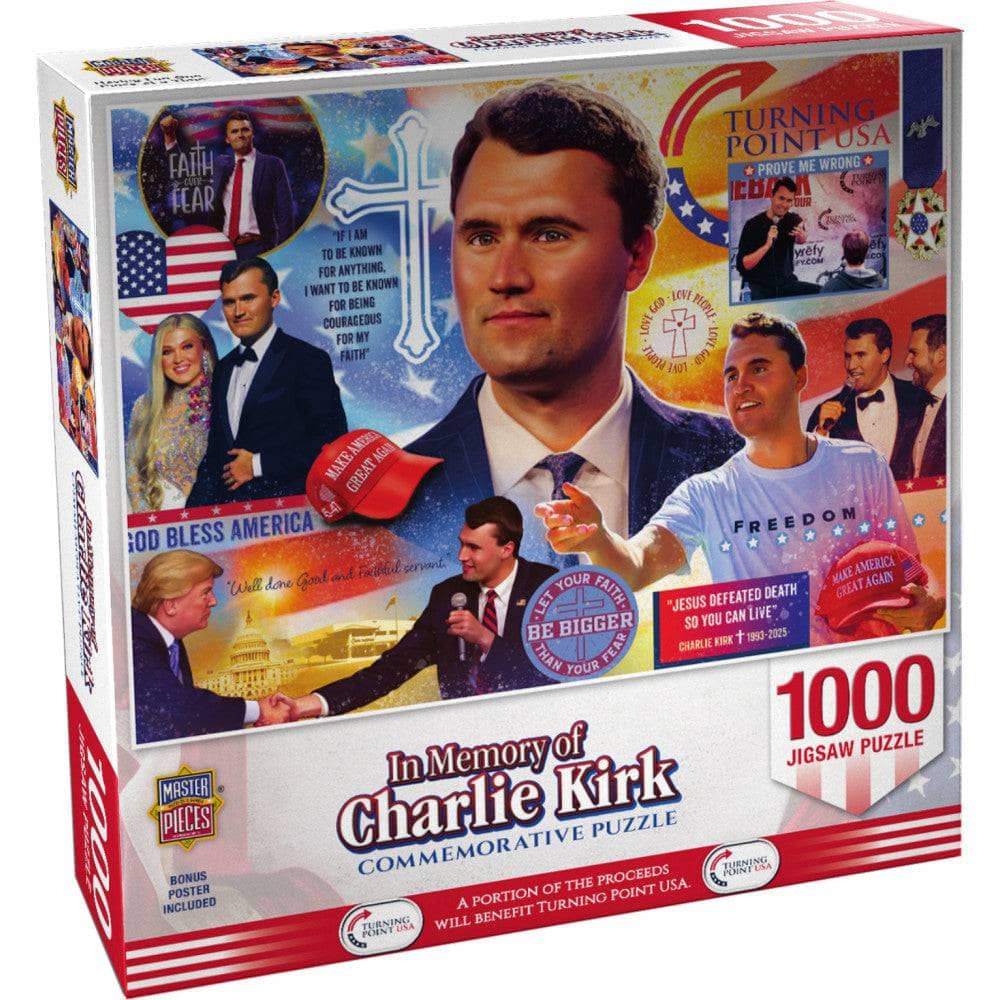 In Memory of Charlie Kirk - Jigsaw Puzzle - Image 4